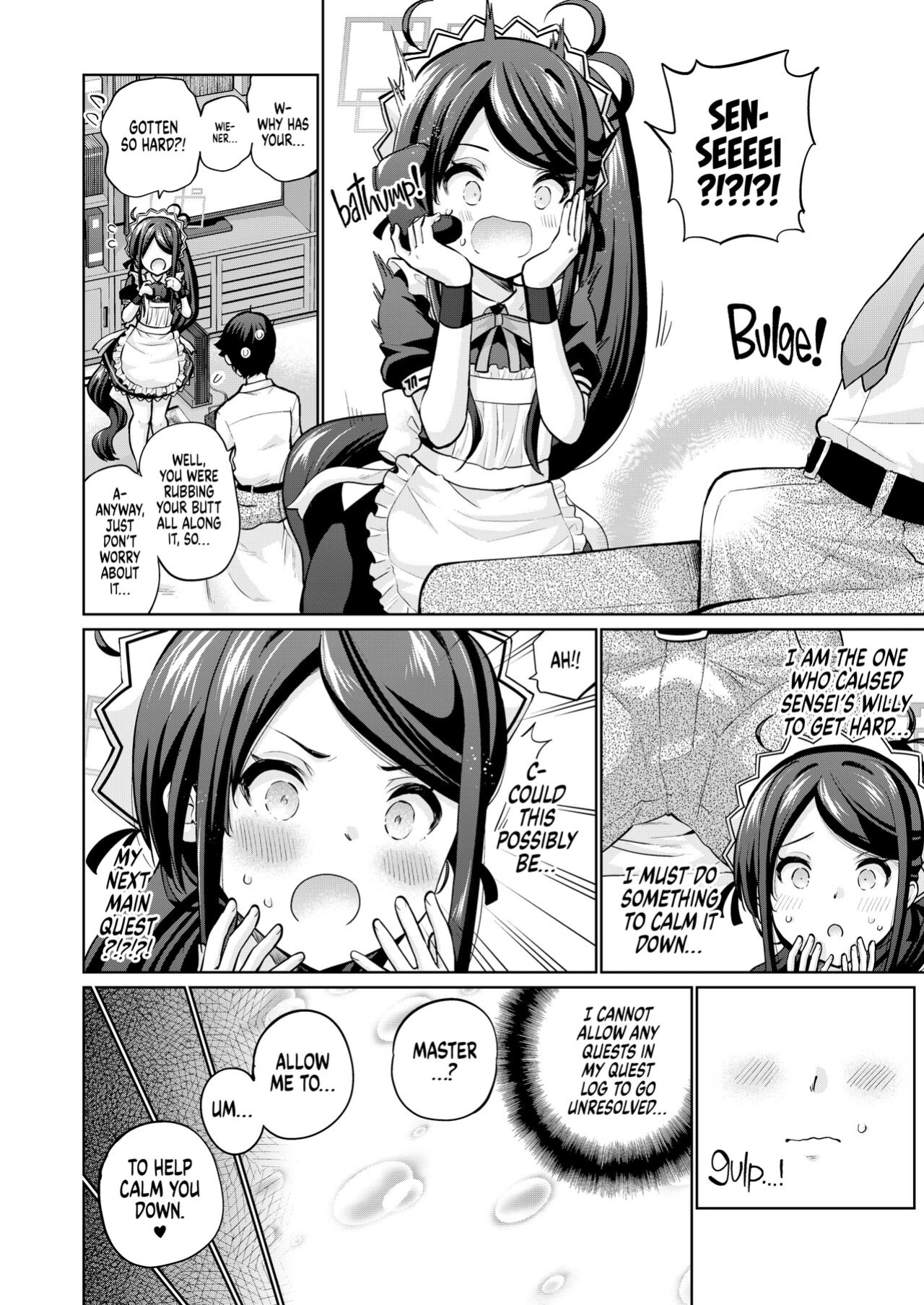 [sarfatation (Sarfata)] Goumou Maid Alice wa Suki desu ka - Do you like hairy maids Alice? | You Would Rather That Aris Did NOT Trim That Place? (Blue Archive)
