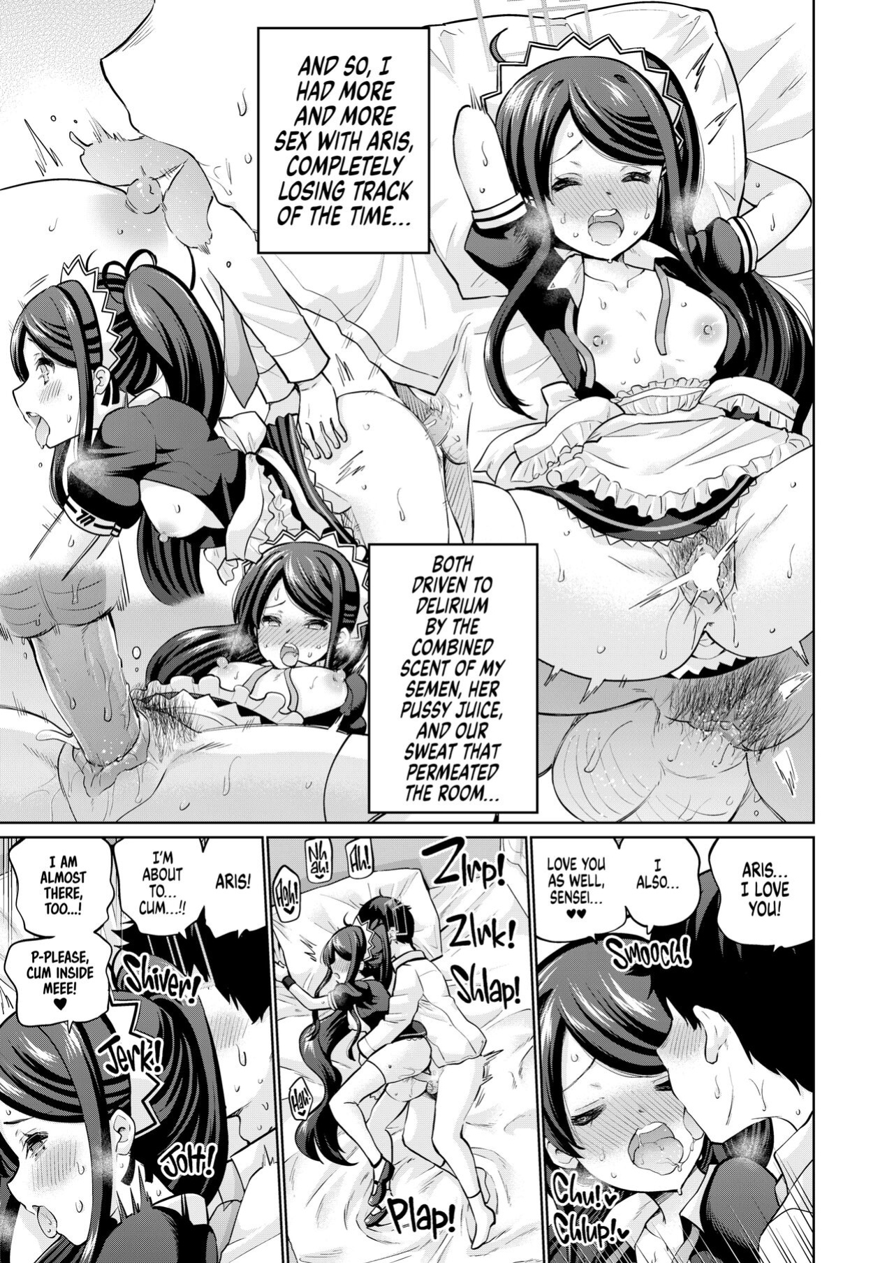 [sarfatation (Sarfata)] Goumou Maid Alice wa Suki desu ka - Do you like hairy maids Alice? | You Would Rather That Aris Did NOT Trim That Place? (Blue Archive)