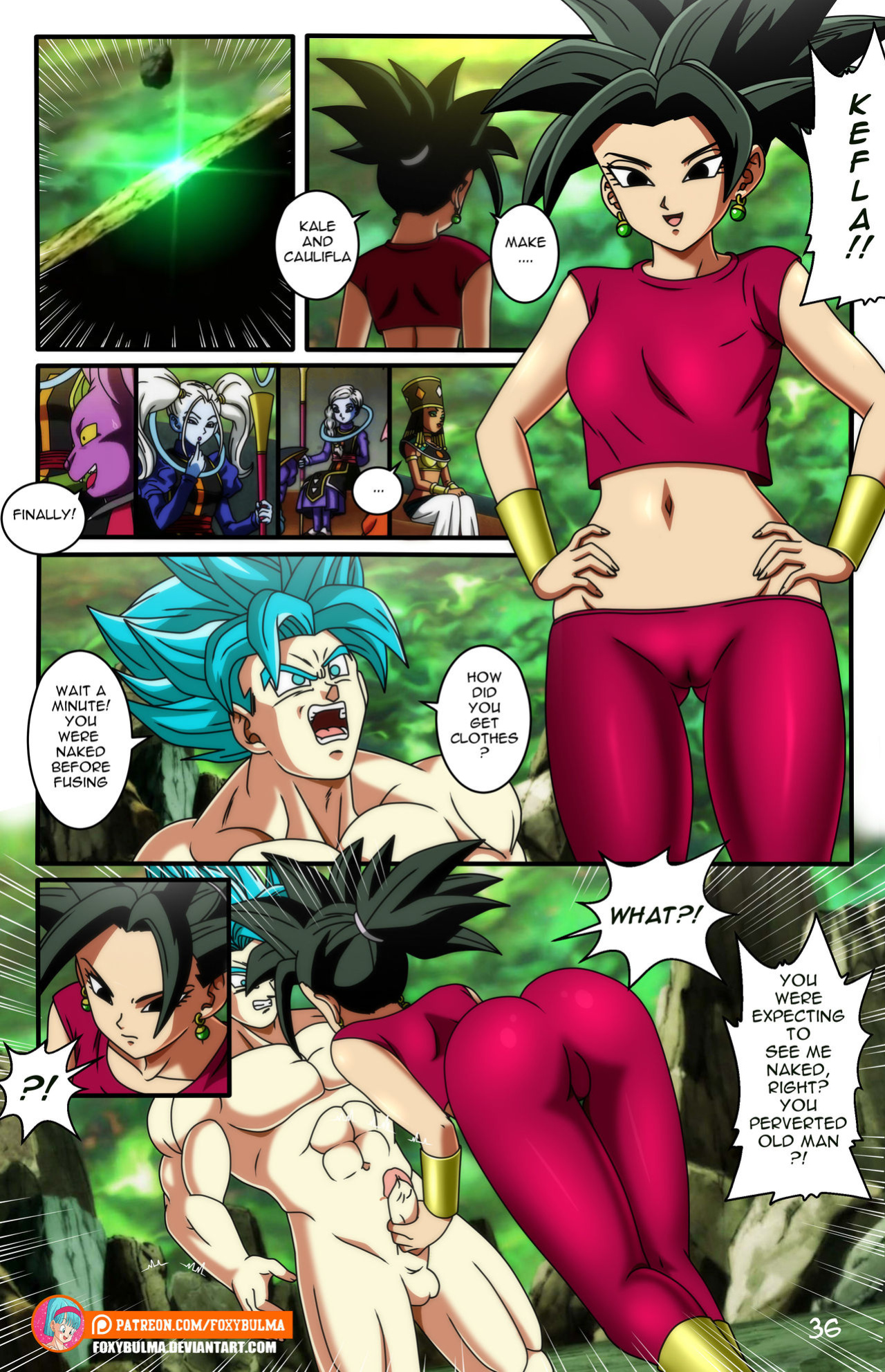 [FoxyBulma] Saiyan Threesome (Dragon Ball Super)