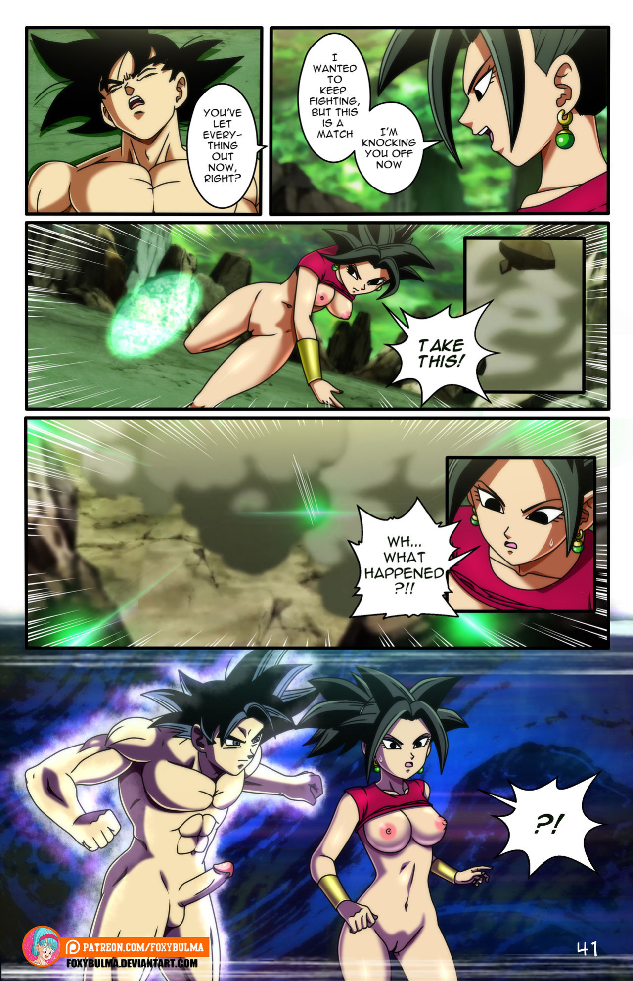 [FoxyBulma] Saiyan Threesome (Dragon Ball Super)