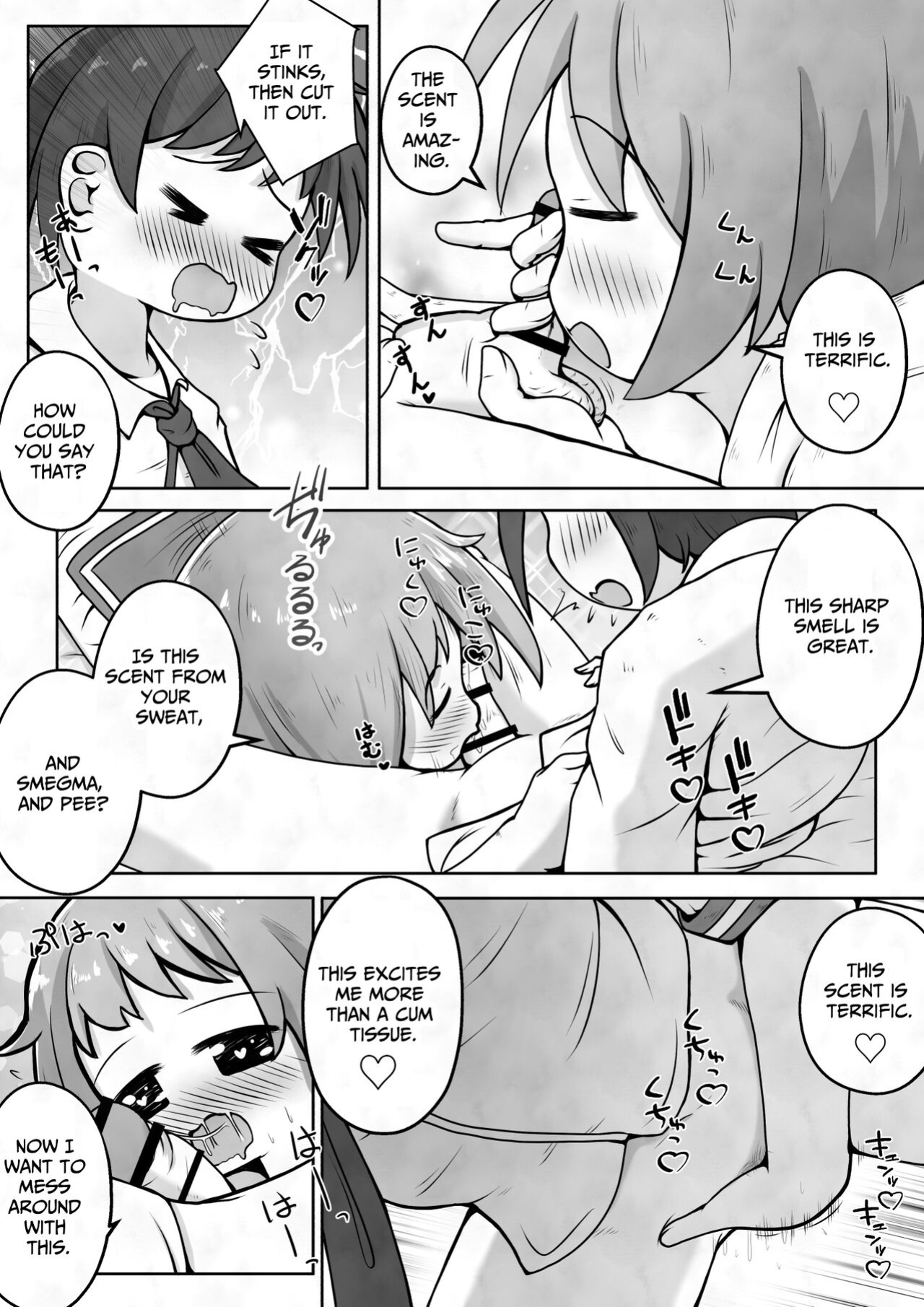 [Ecchi Ecchi Daifuku (Neko Daifuku)] I want my sister to stop making me take off my pants without permission and masturbate with the smell of dirt! [TsukiNet]