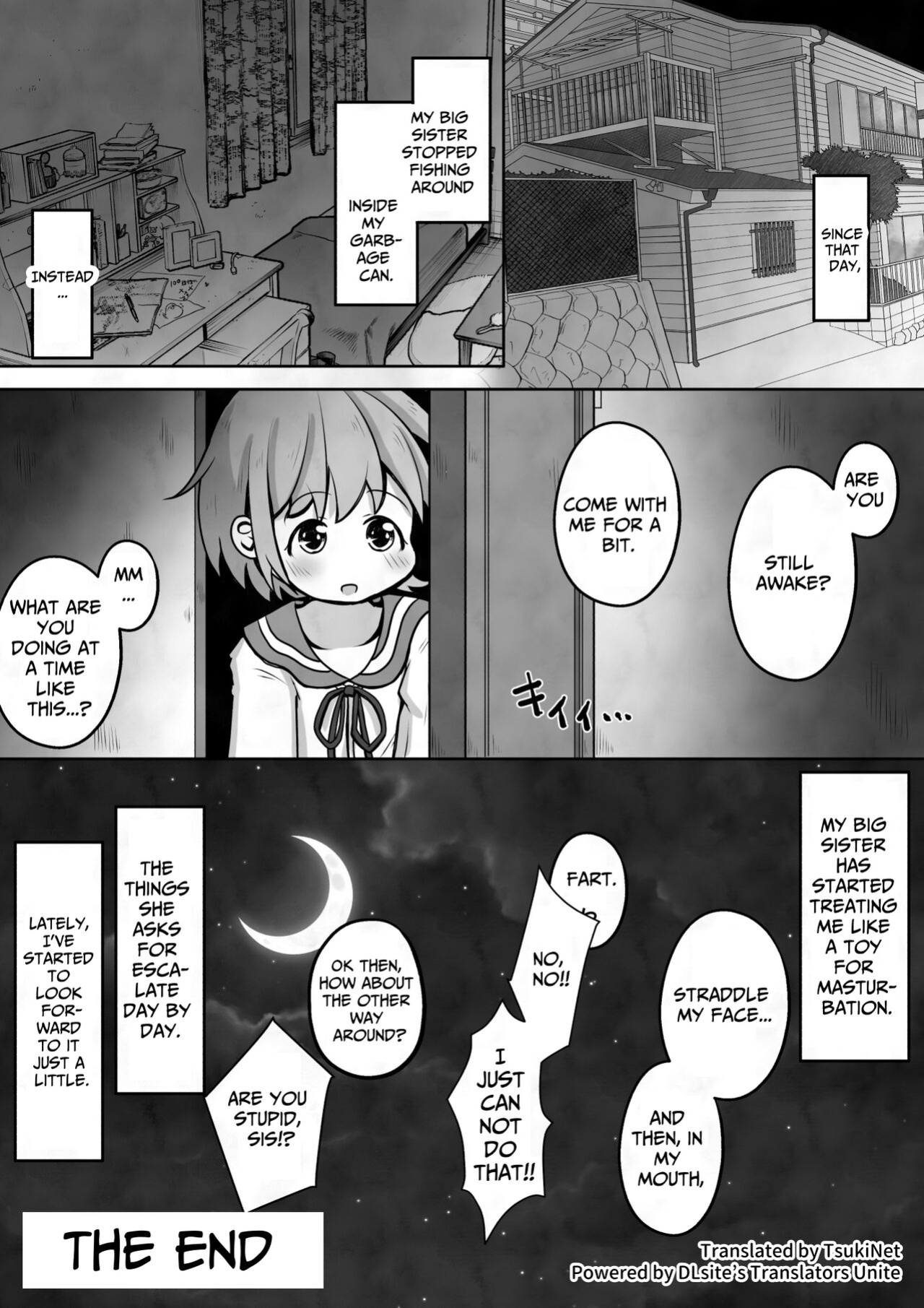 [Ecchi Ecchi Daifuku (Neko Daifuku)] I want my sister to stop making me take off my pants without permission and masturbate with the smell of dirt! [TsukiNet]