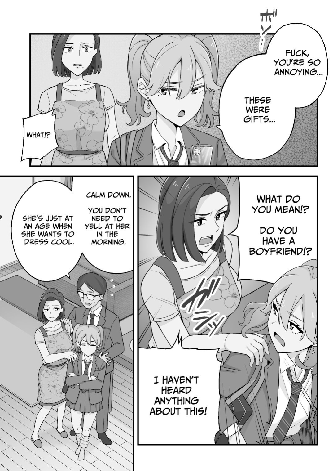 [Kameyama Cola] Oyako Ana ~Moto Yariman Haha to Papa-katsu Musume~ [Solid Rose]
