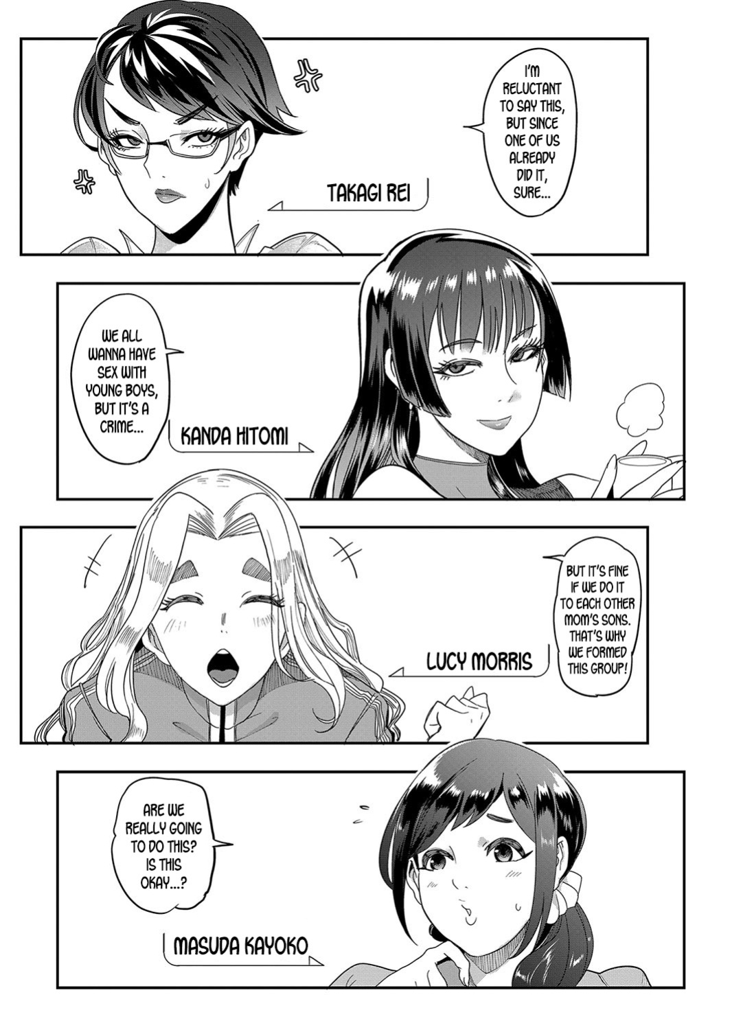 [Otochichi] Mama-tachi no Kyouikuteki Ochinpo Shidou [desudesu, Harasho Project, Spirtohleb, lodhel] {Less Censorship}