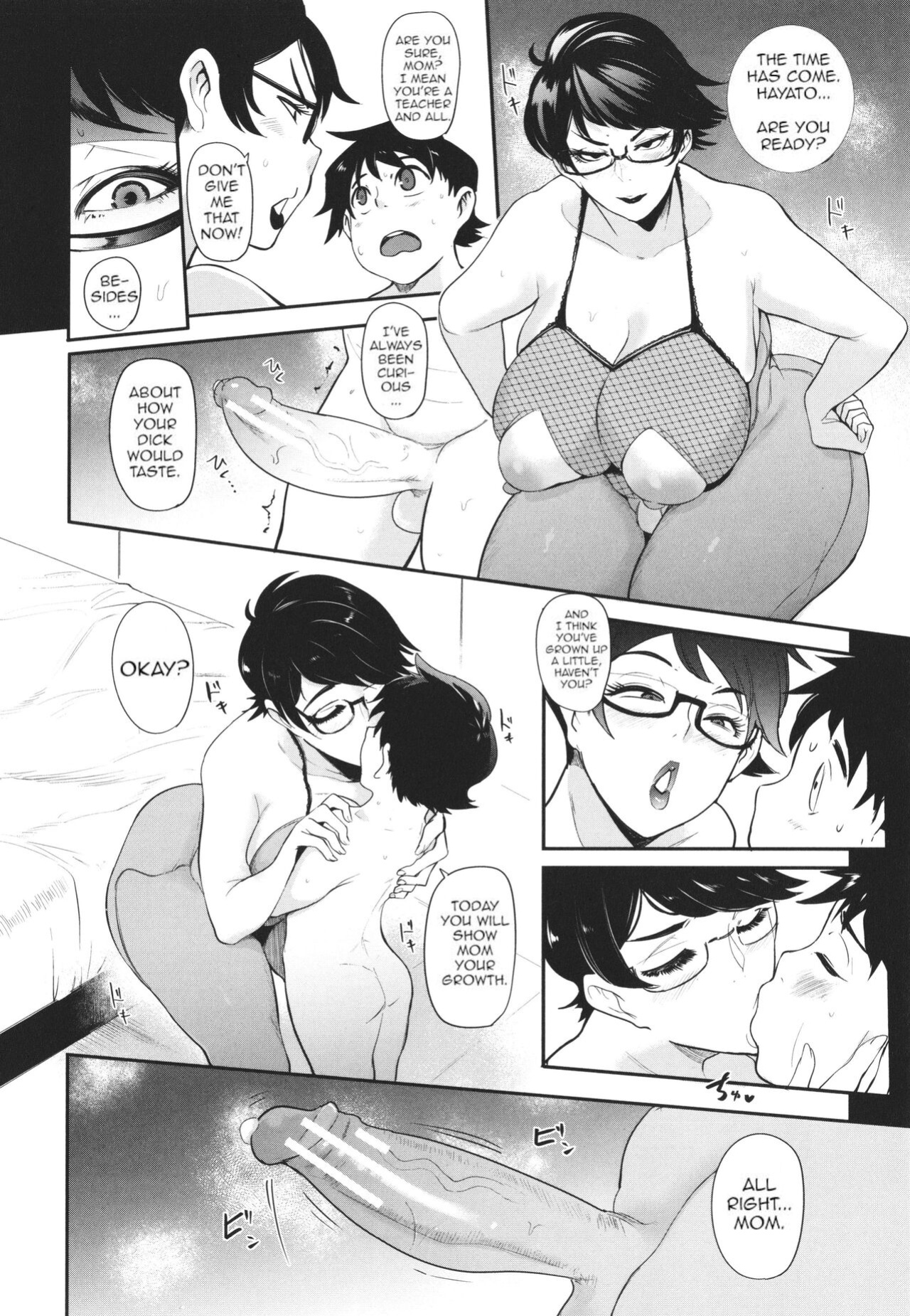 [Otochichi] Mama-tachi no Kyouikuteki Ochinpo Shidou [desudesu, Harasho Project, Spirtohleb, lodhel] {Less Censorship}