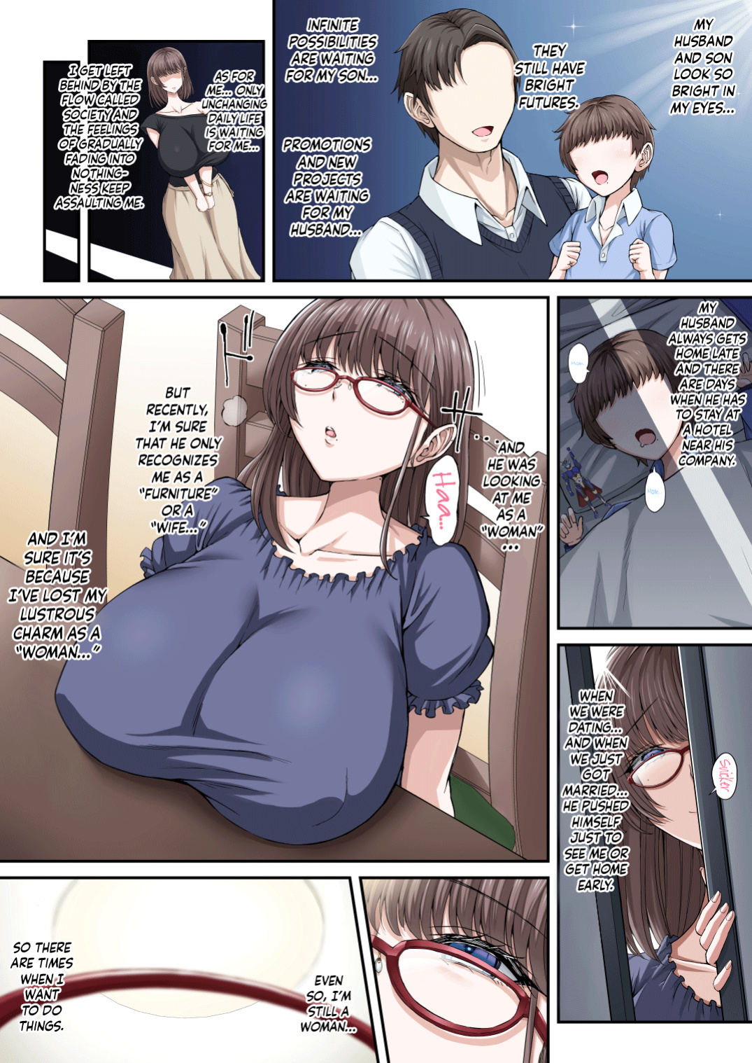 [X∞MODEL (Nishiki Ai)] Black Fall -Kuro ni Ochita Tsuma- | Black Fall -The Housewife Falls To Darkness-