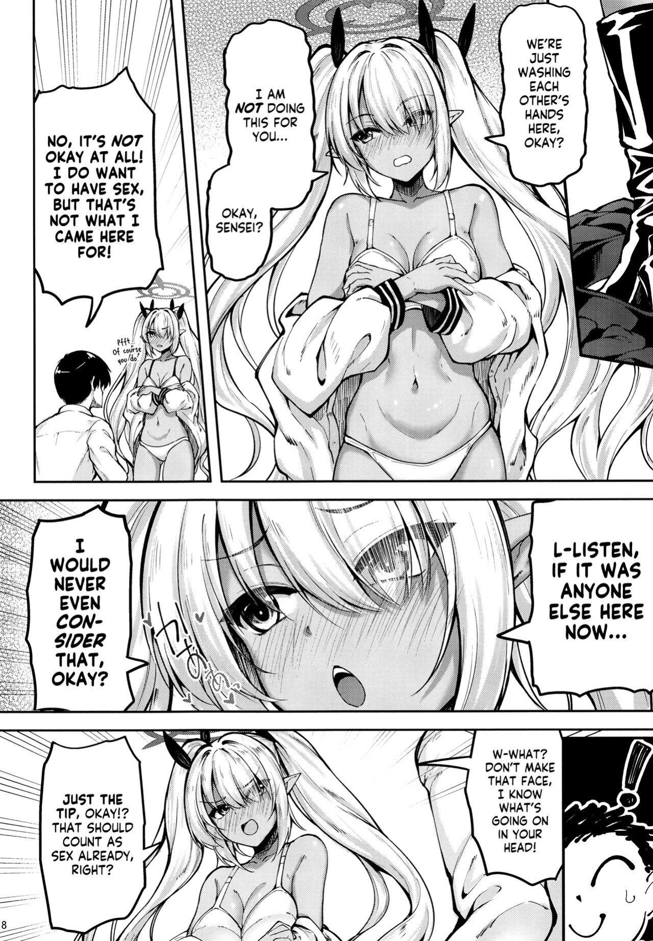 [Mugen@WORKS (Akiduki Akina) Iori to ×× Shinai to Derenai Heya | The Room You Can Only Leave If You Fuck Iori! (Blue Archive) [Shiromaru]