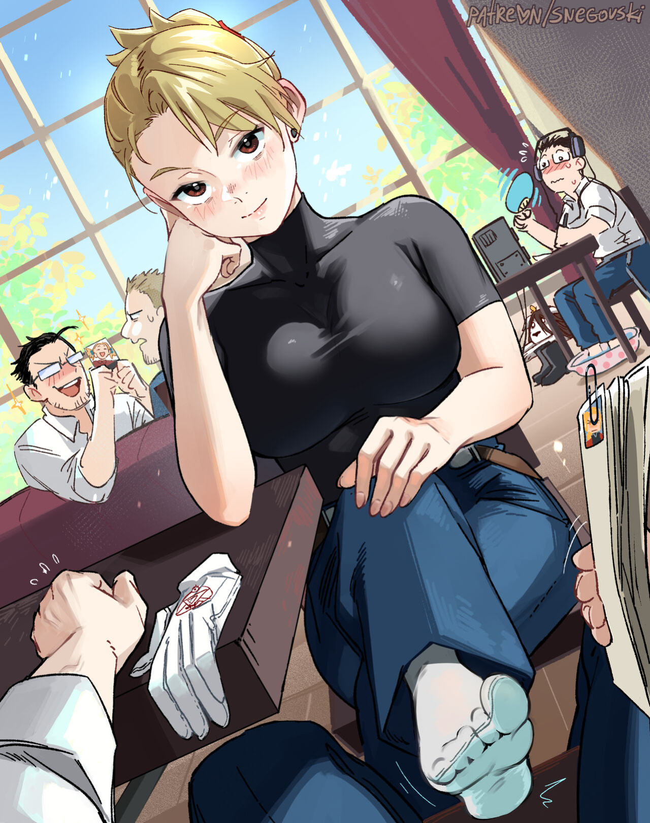 [Snegovski] Roy Mustang x Riza Hawkeye (Fullmetal Alchemist)