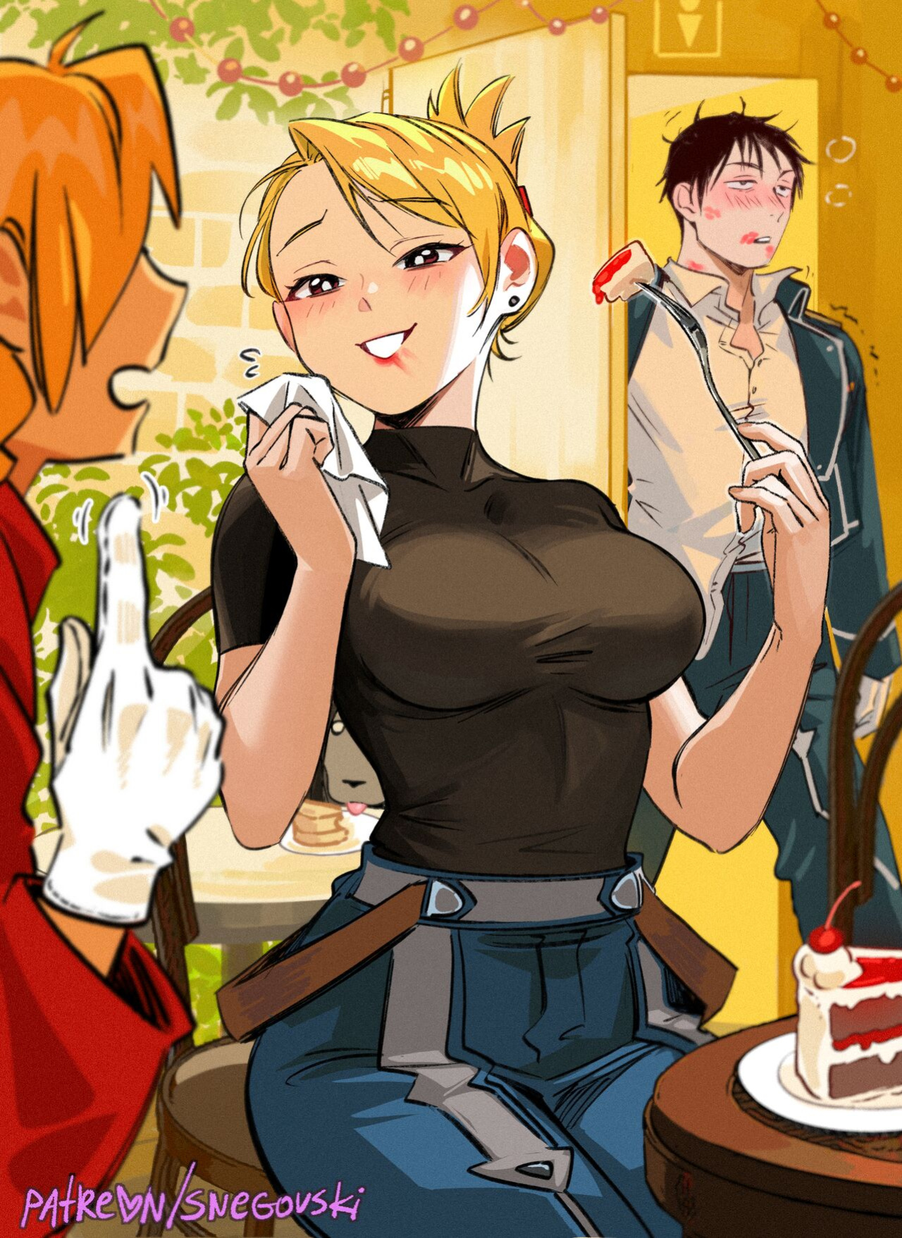 [Snegovski] Roy Mustang x Riza Hawkeye (Fullmetal Alchemist)