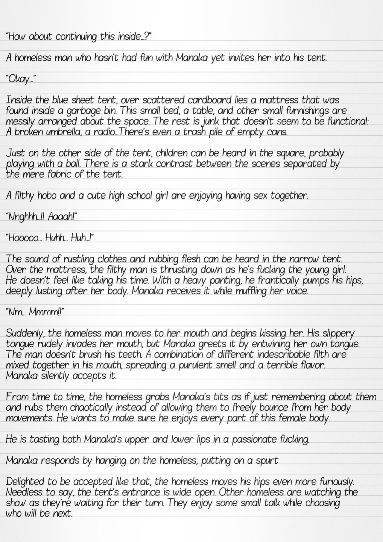 [Tiba-Santi (Misuke)] Misuke's Short Stories 6 - Manaka & the Homeless (ToHeart2 Dungeon Travelers)