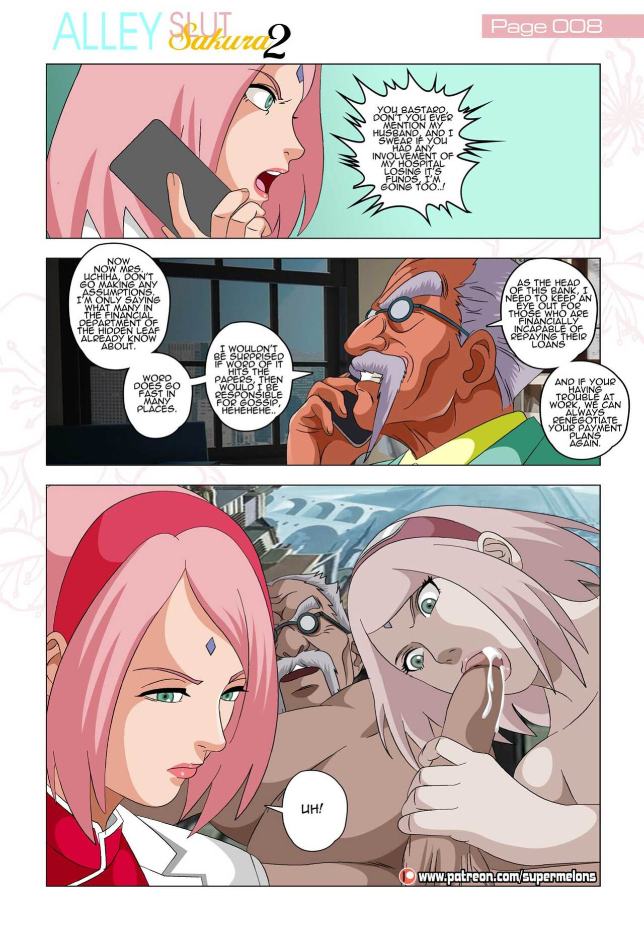 [Super Melons] Alley Slut Sakura 2 [ENG]
