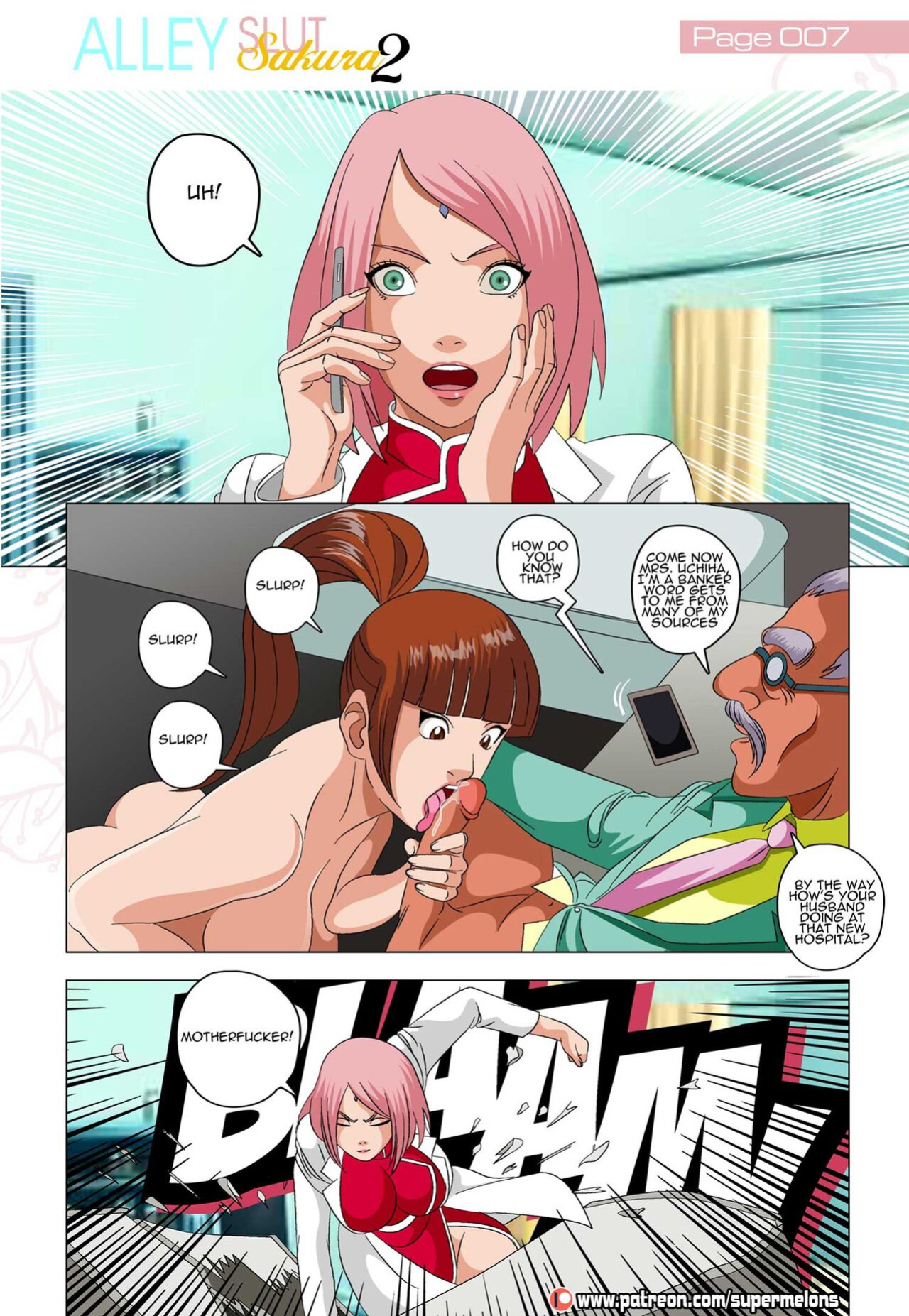 [Super Melons] Alley Slut Sakura 2 [ENG]