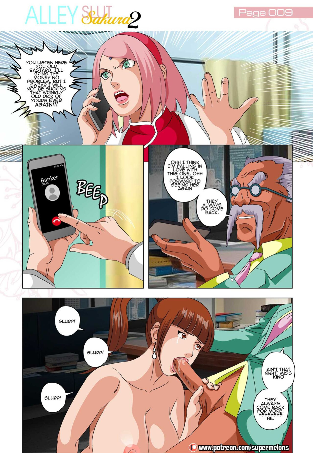 [Super Melons] Alley Slut Sakura 2 [ENG]