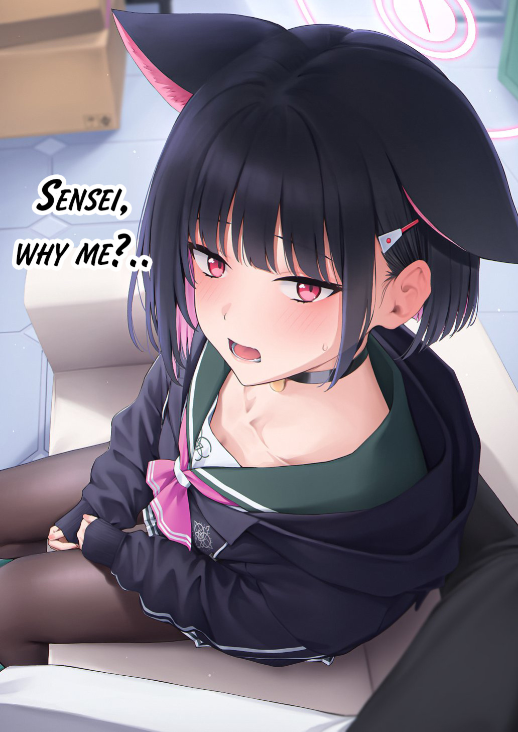 (C103) [Titano-makhia (Mikaduchi)] Sensei, Doushite Watashi nano...? | Sensei, why me?... (Blue Archive) [Telegram_COHQTG]