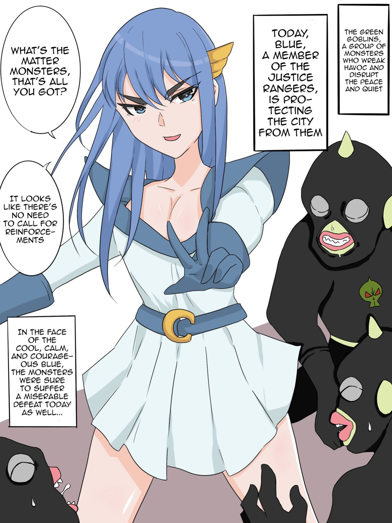 [Chihiro] Superheroine from a Sentai series Swaps Bodies with a Low-ranking Combatant