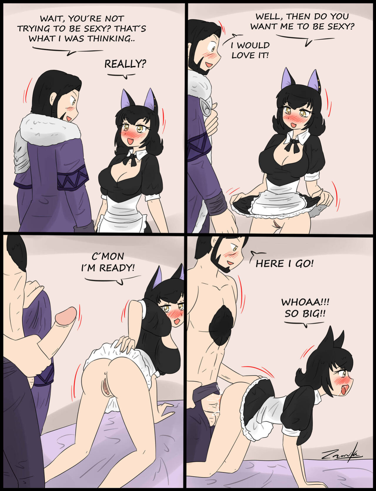 [Zronku] Kali Tries Being Maid [english]