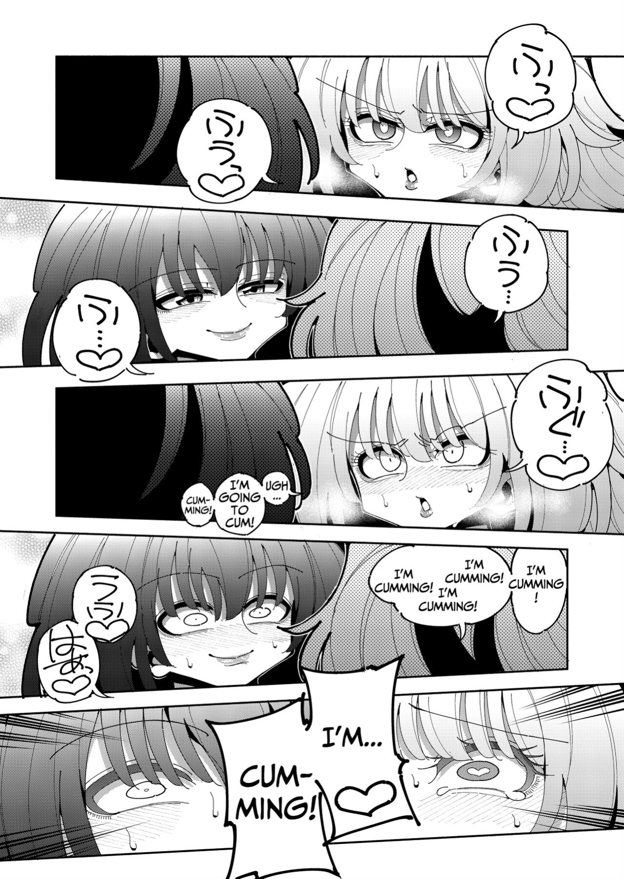 [7 Colored LED (Nekonso)] Shizuku to Shiori-Senpai ga Akuochi Futanari Kaizou Sareta node Watashi ga Shasei o Kanri Shimasu!- 2 | Shizuku & Shiori ~It's Up to Me To Service Futanari-modified Senpai!~ 2 [Pink Glass TL]
