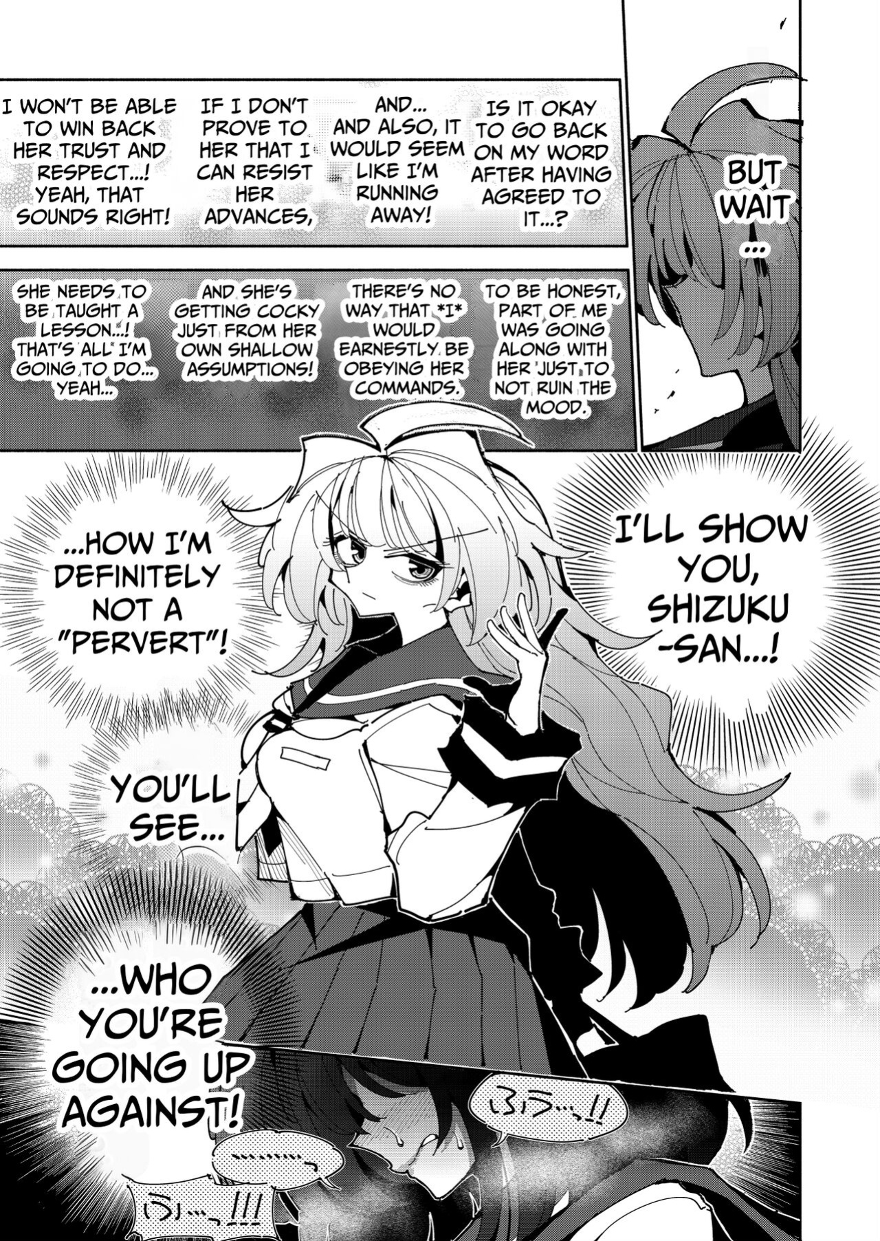 [7 Colored LED (Nekonso)] Shizuku to Shiori-Senpai ga Akuochi Futanari Kaizou Sareta node Watashi ga Shasei o Kanri Shimasu!- 2 | Shizuku & Shiori ~It's Up to Me To Service Futanari-modified Senpai!~ 2 [Pink Glass TL]