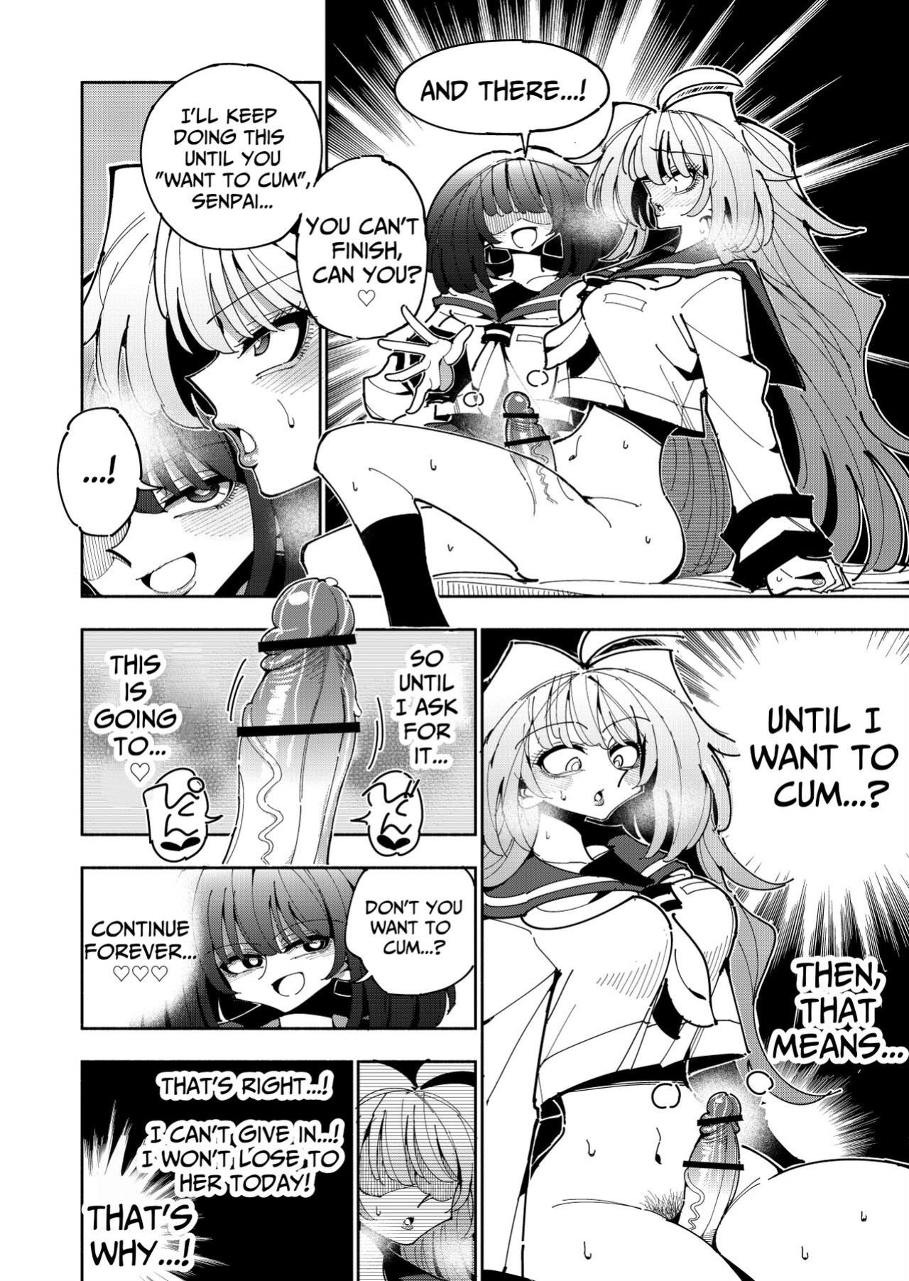 [7 Colored LED (Nekonso)] Shizuku to Shiori-Senpai ga Akuochi Futanari Kaizou Sareta node Watashi ga Shasei o Kanri Shimasu!- 2 | Shizuku & Shiori ~It's Up to Me To Service Futanari-modified Senpai!~ 2 [Pink Glass TL]