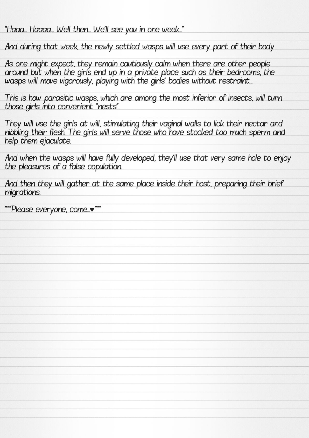 [Tiba-Santi (Misuke)] Misuke's Short Stories 8 - Parasitized Cockroach (ToHeart2 Dungeon Travelers)