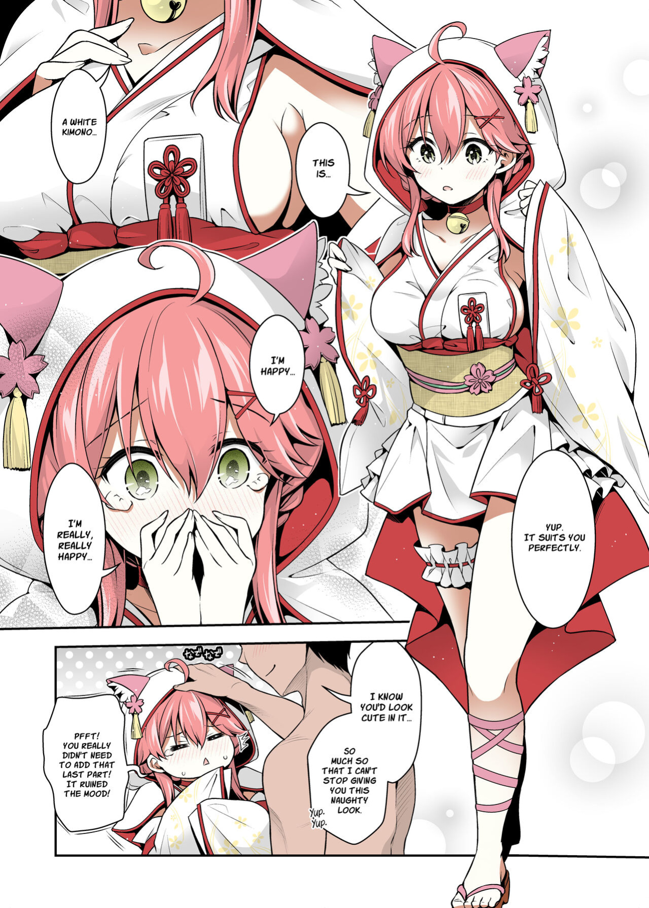 [Hachinoko P (hatigo)] Mikochi Saimin Ecchi Hon 3 ~Achuachu na Futari Hen~ (Sakura Miko) [Project Valvrein] [Colorized]