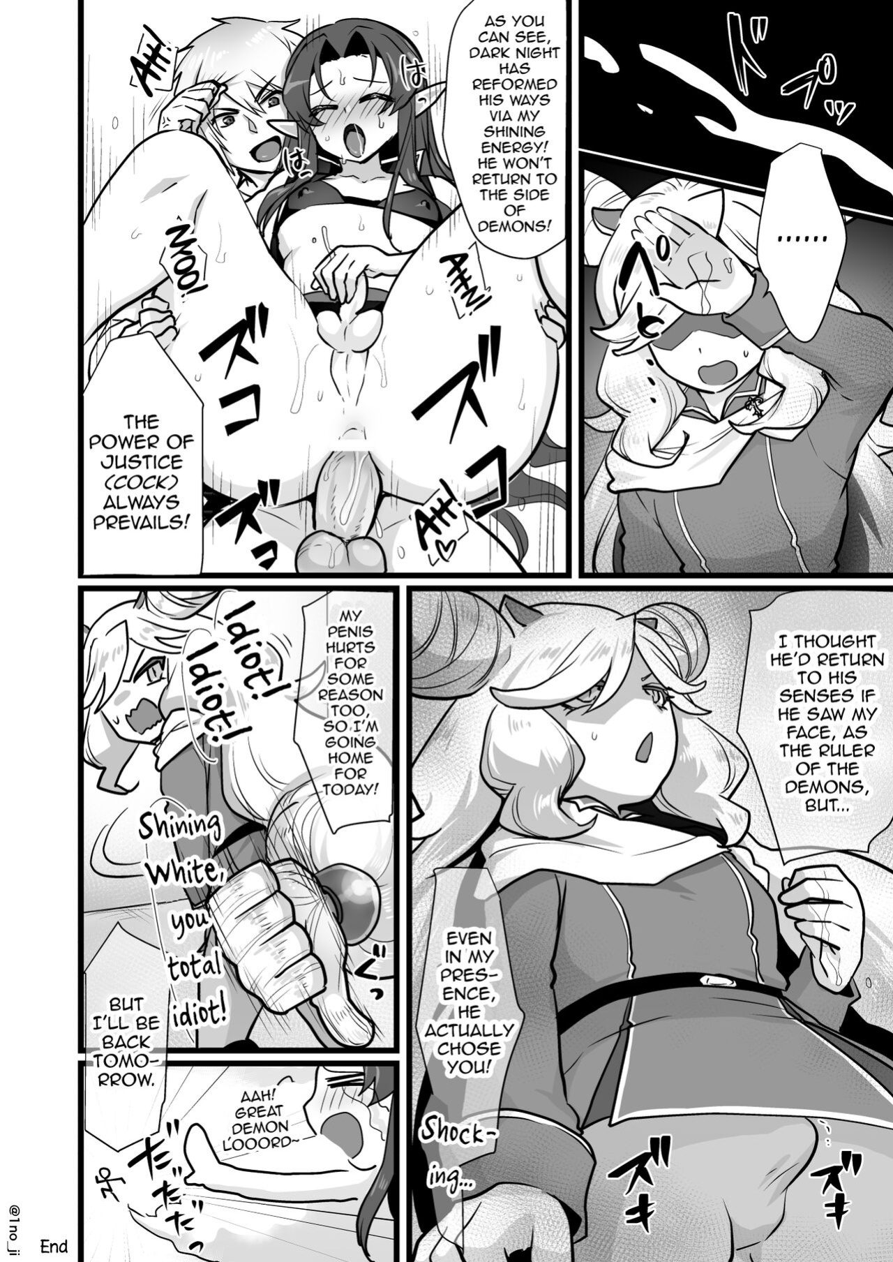[Orgasm Slap (Ichino Miruku)] Maou-gun no Moto Kanbu ga Yuusha ni Makete Mesu ni Sareru Hanashi 2 [mysterymeat3]