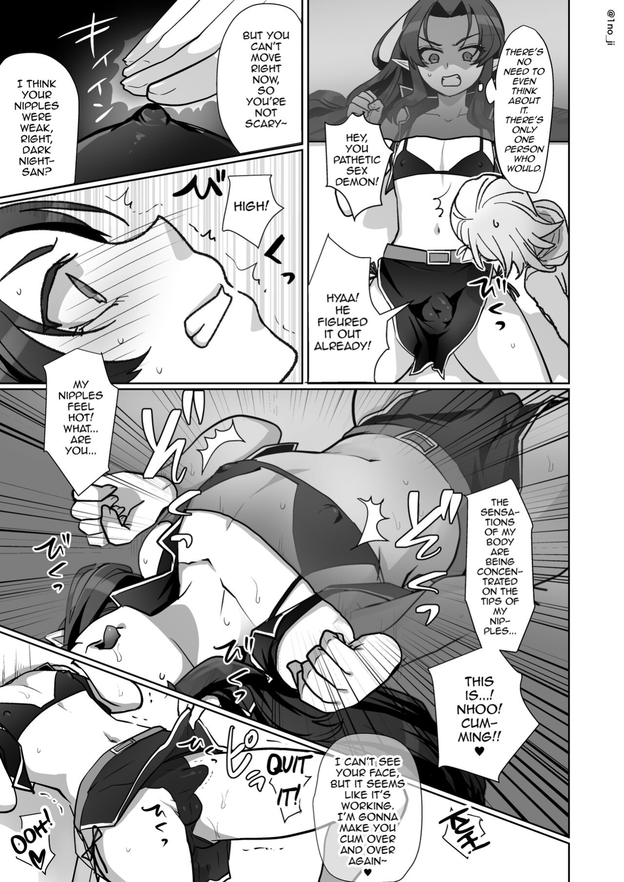 [Orgasm Slap (Ichino Miruku)] Maou-gun no Moto Kanbu ga Yuusha ni Makete Mesu ni Sareru Hanashi 2 [mysterymeat3]