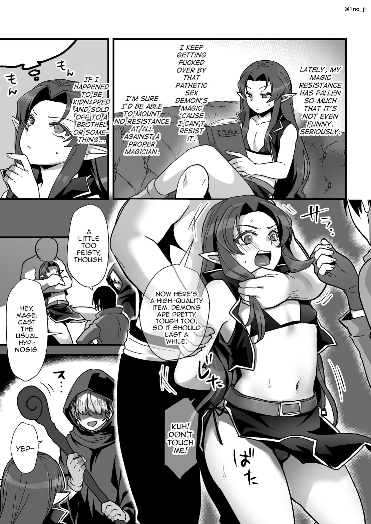 [Orgasm Slap (Ichino Miruku)] Maou-gun no Moto Kanbu ga Yuusha ni Makete Mesu ni Sareru Hanashi 2 [mysterymeat3]