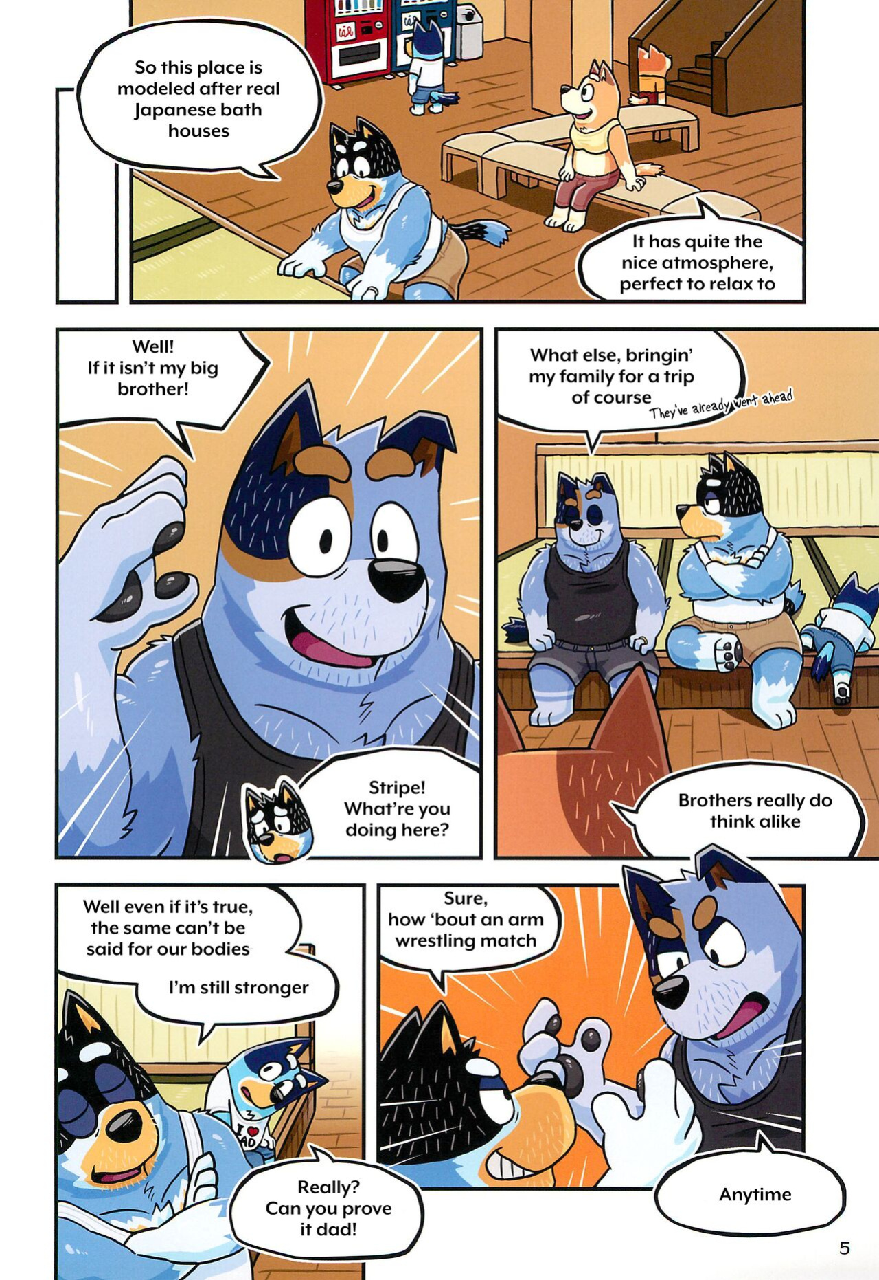 (Kansai Kemoket 9) [Untendou (Kajimaru)] When the lil' brother beats the big brother (Bluey)