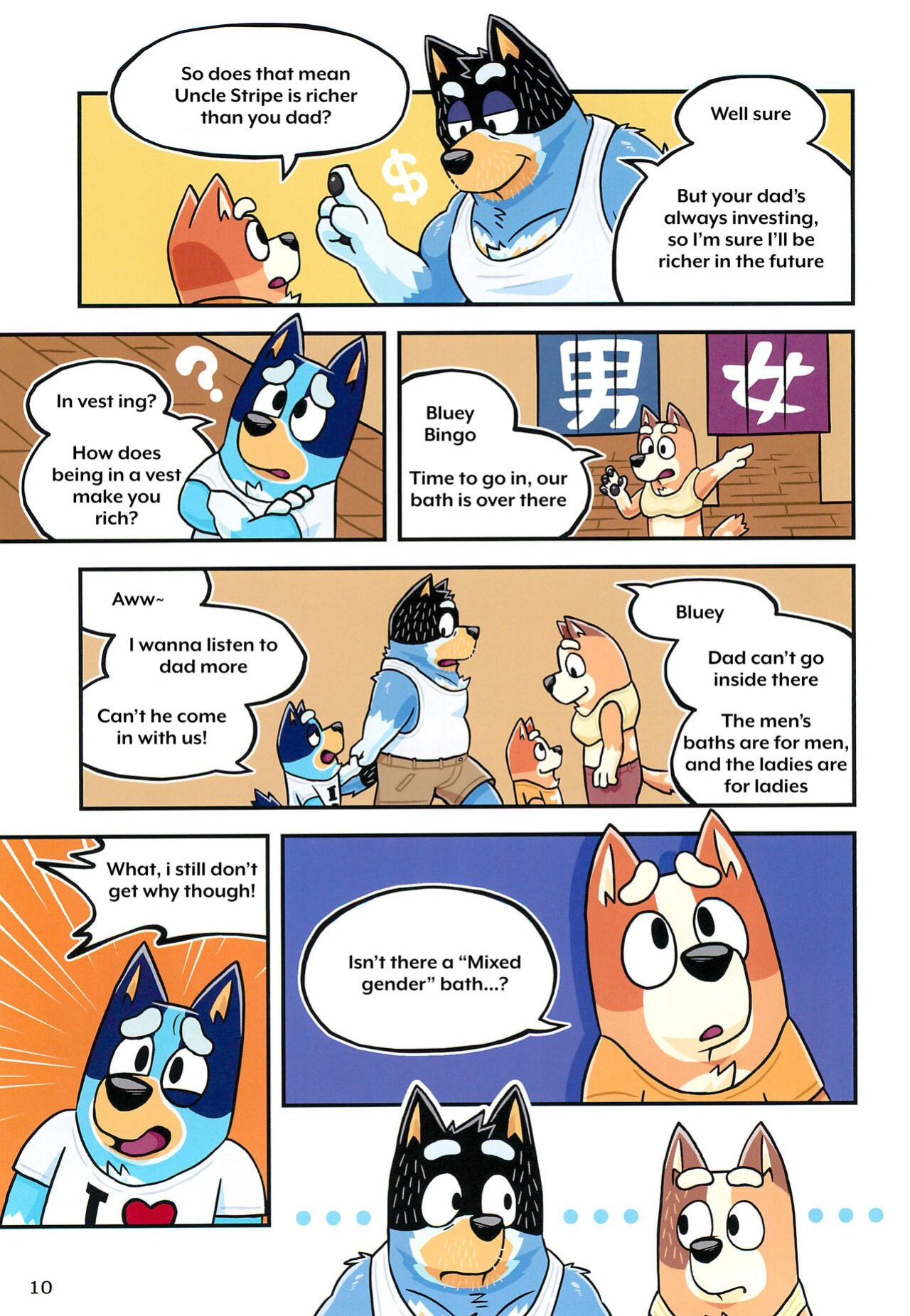 (Kansai Kemoket 9) [Untendou (Kajimaru)] When the lil' brother beats the big brother (Bluey)