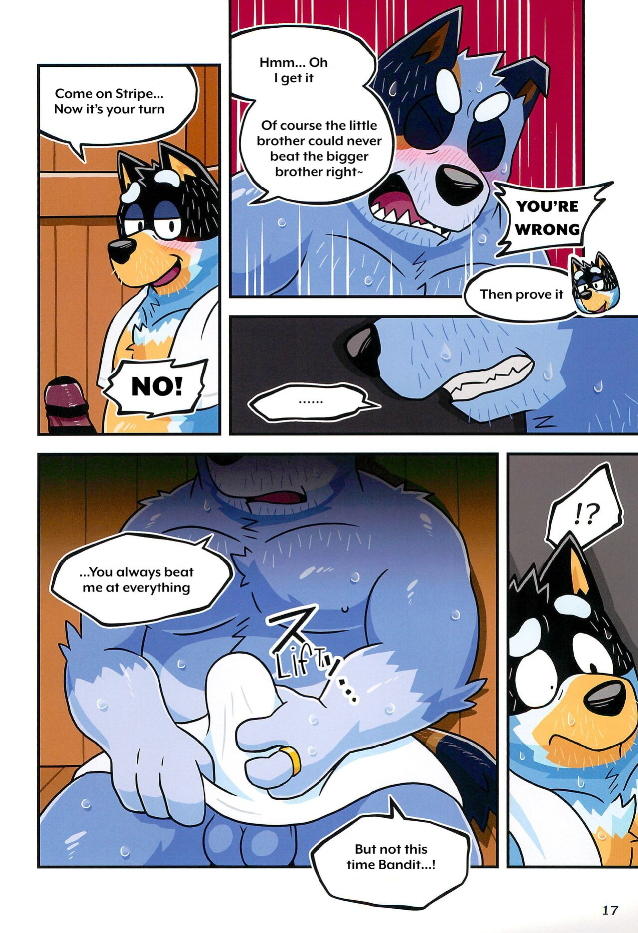 (Kansai Kemoket 9) [Untendou (Kajimaru)] When the lil' brother beats the big brother (Bluey)