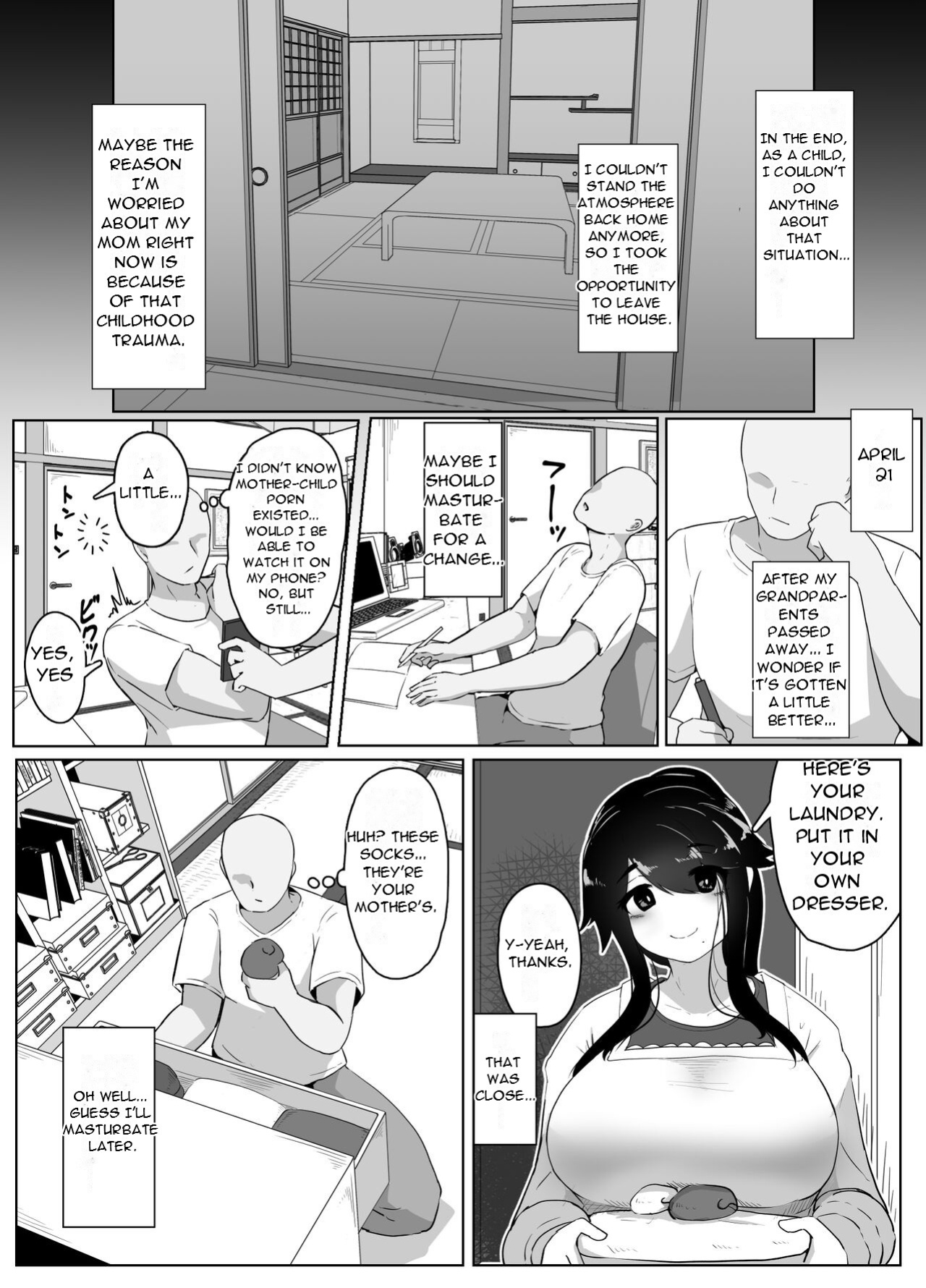 [moya] Oyasumi, Okaa-san I - Good Night, Mom I [DarklordMTLs]