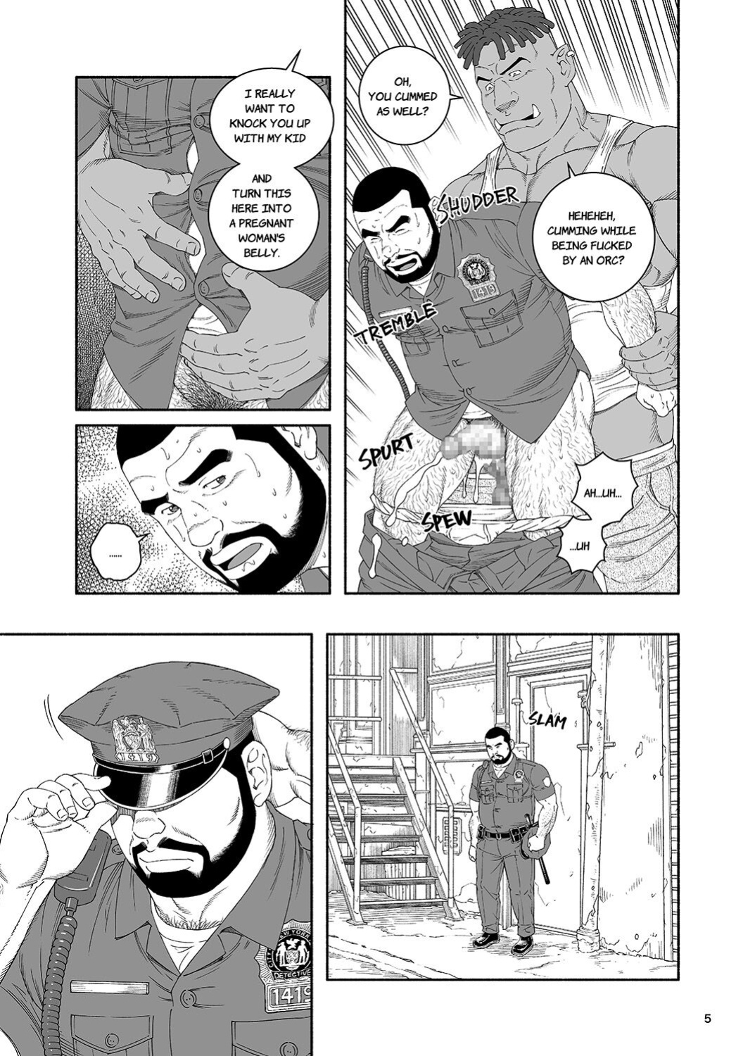 [Tagame Gengoroh] B.S.B. Big Sir's Bitches : Cop - The Case of Chris Collins