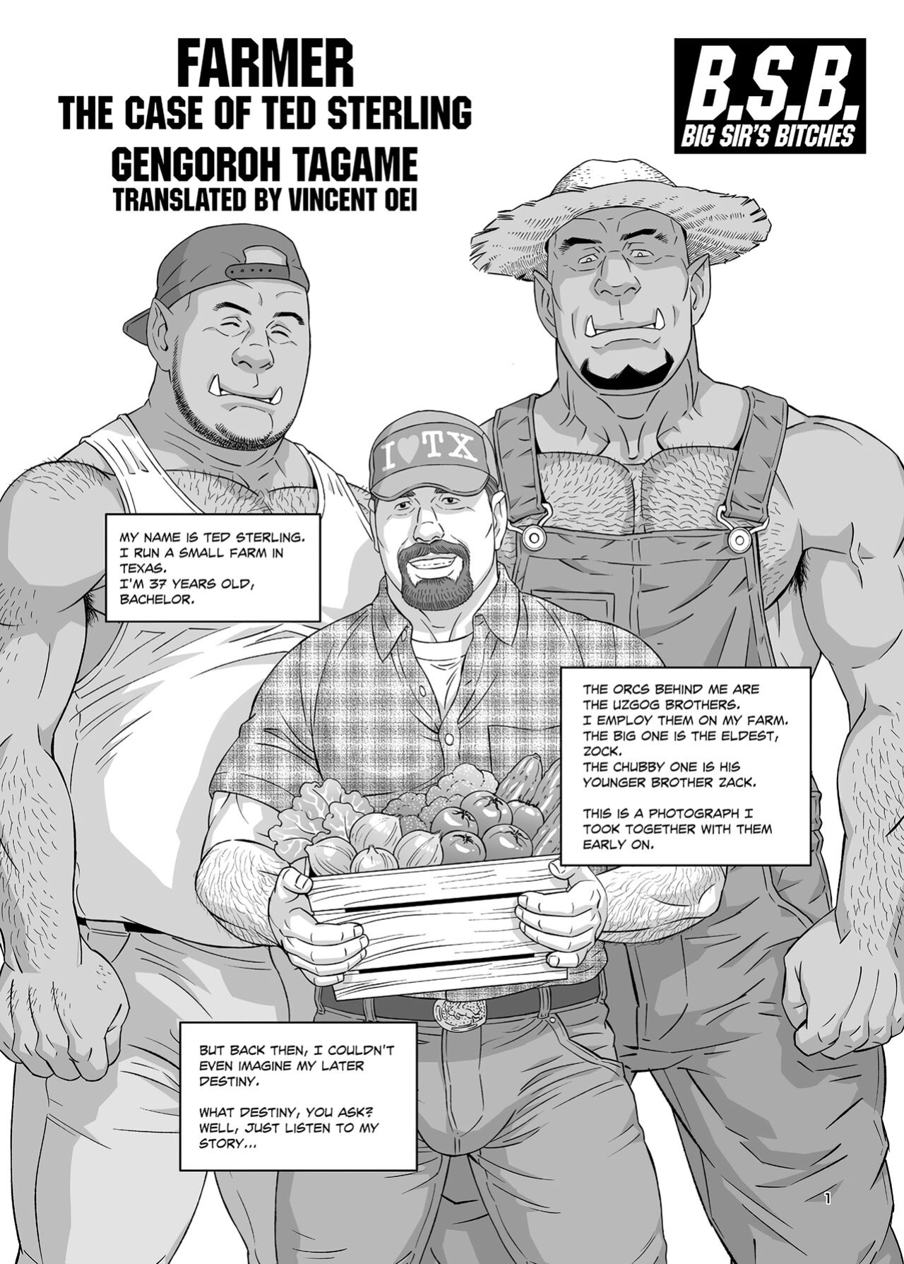 [Tagame Gengoroh] B.S.B. Big Sir's Bitches : A Farmer - In the Case of Ted Sterling
