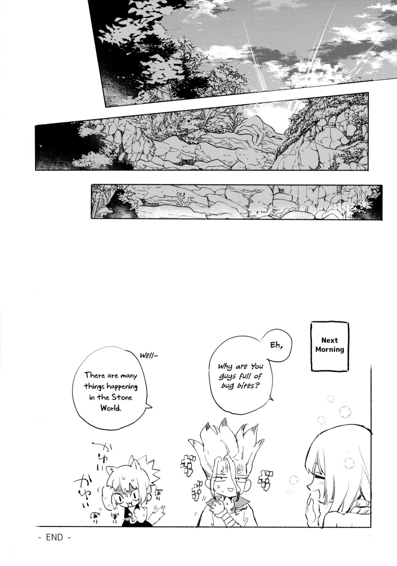 (The ROCK 2) [tcnc (Serizawa Nae)] Sekki Sekai de Mabushii Natsu (Dr. STONE) [Uncle Bane]