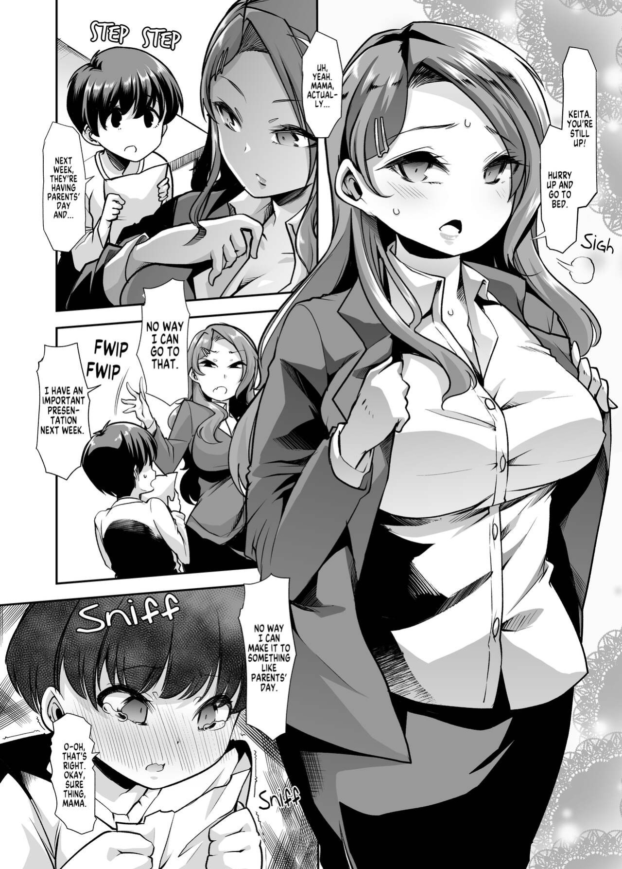 [Team Harenchi (Mitsuhime Moka) Ecchi Ecchi Reverse! Ethics Reverse Mama 1 {FuDeORS}