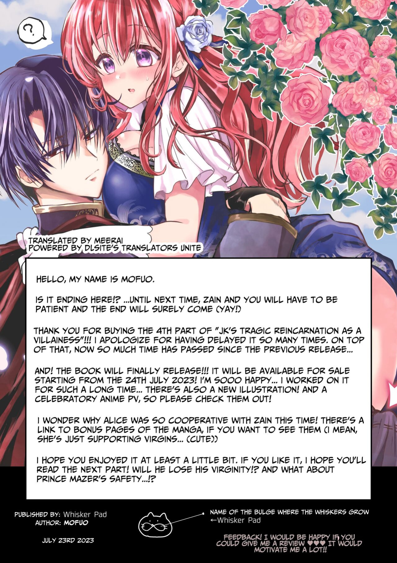 [Whisker Pad (Mopho)] Mob Oshi JK no Akuyaku Reijou Isekai Tensei ~Hisan~ 4 | JK's Tragic Isekai Reincarnation as the Villainess ~But My Precious Side Character!~ 4