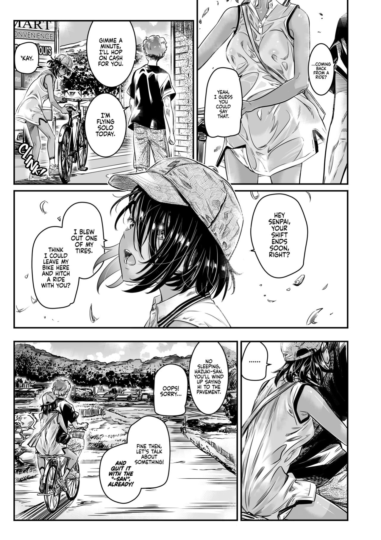 [Burning Shimai (MARUTA)] The Tanlined Town Bike Has Set Her Perverted Exhibitionist Sights on Her Virgin Senpai [2d-market.com]