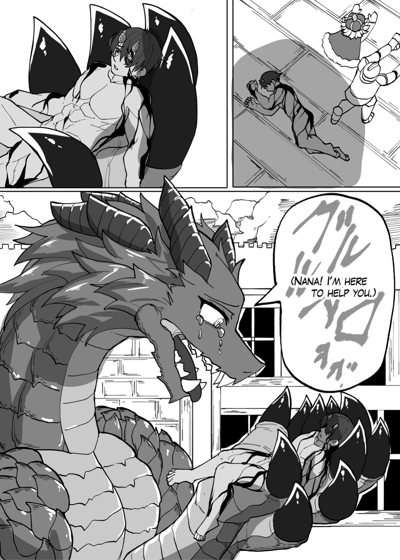 [Saikutsu Kichi (Kagarimachi Konatsu)] Because That Night Was The Happiest They've Ever Been - Persecuted Dragon Girl and an Assassin at His Limit Forget Human Speech and Have Beastly Sex
