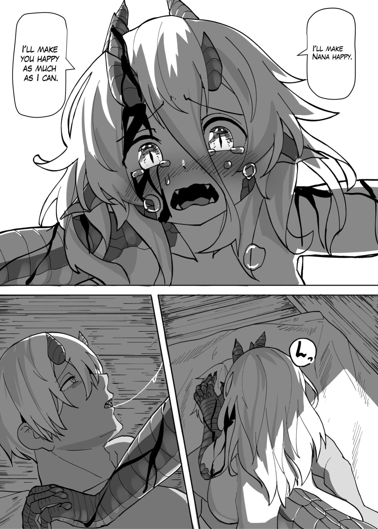 [Saikutsu Kichi (Kagarimachi Konatsu)] Because That Night Was The Happiest They've Ever Been - Persecuted Dragon Girl and an Assassin at His Limit Forget Human Speech and Have Beastly Sex