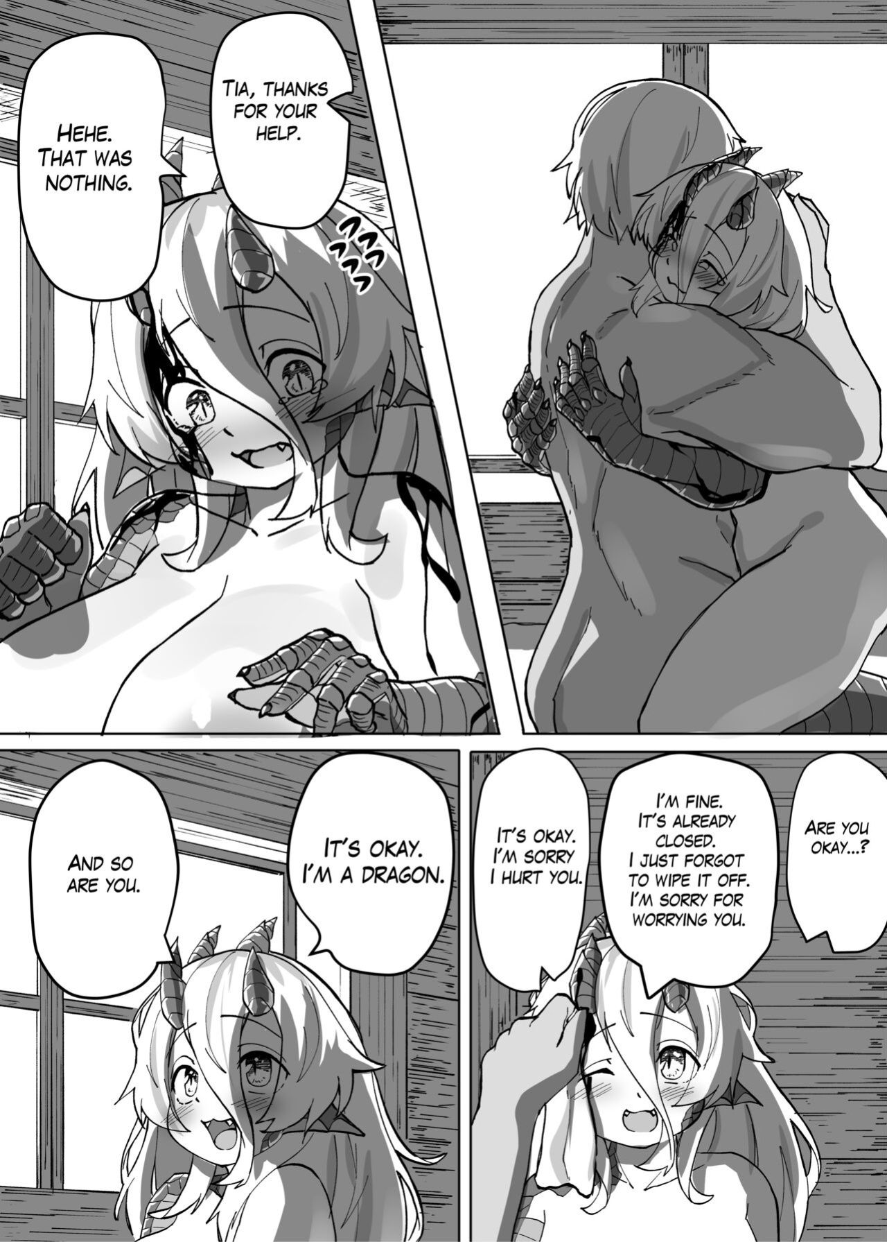 [Saikutsu Kichi (Kagarimachi Konatsu)] Because That Night Was The Happiest They've Ever Been - Persecuted Dragon Girl and an Assassin at His Limit Forget Human Speech and Have Beastly Sex