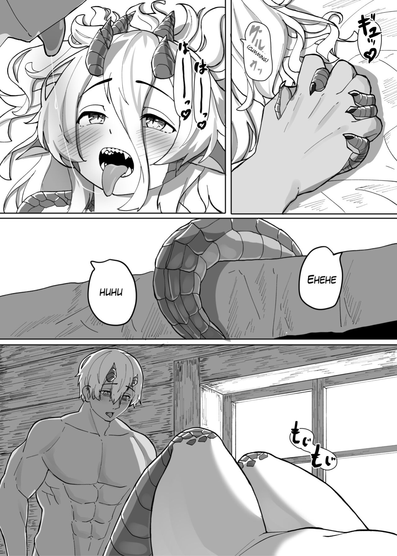 [Saikutsu Kichi (Kagarimachi Konatsu)] Because That Night Was The Happiest They've Ever Been - Persecuted Dragon Girl and an Assassin at His Limit Forget Human Speech and Have Beastly Sex