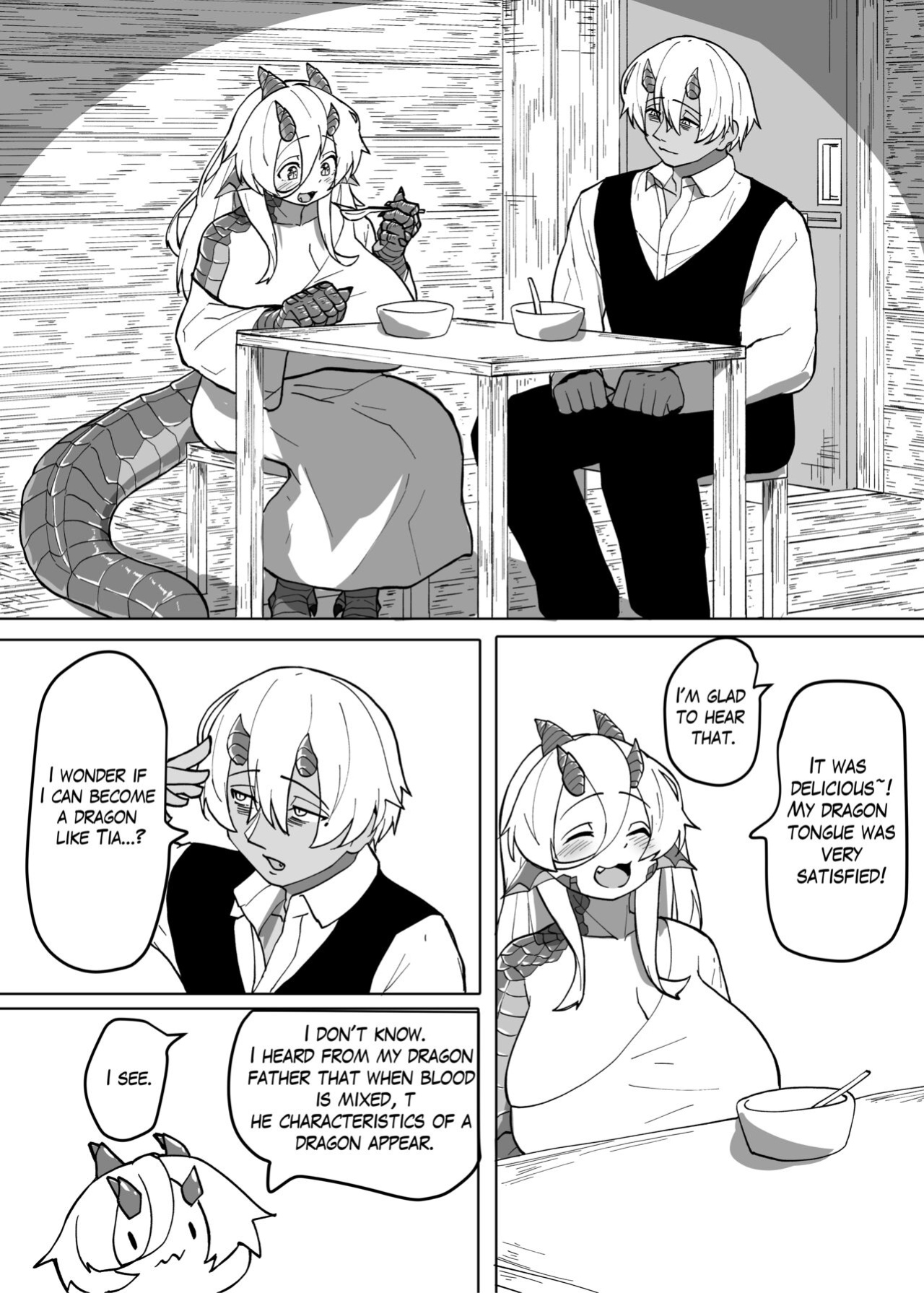[Saikutsu Kichi (Kagarimachi Konatsu)] Because That Night Was The Happiest They've Ever Been - Persecuted Dragon Girl and an Assassin at His Limit Forget Human Speech and Have Beastly Sex