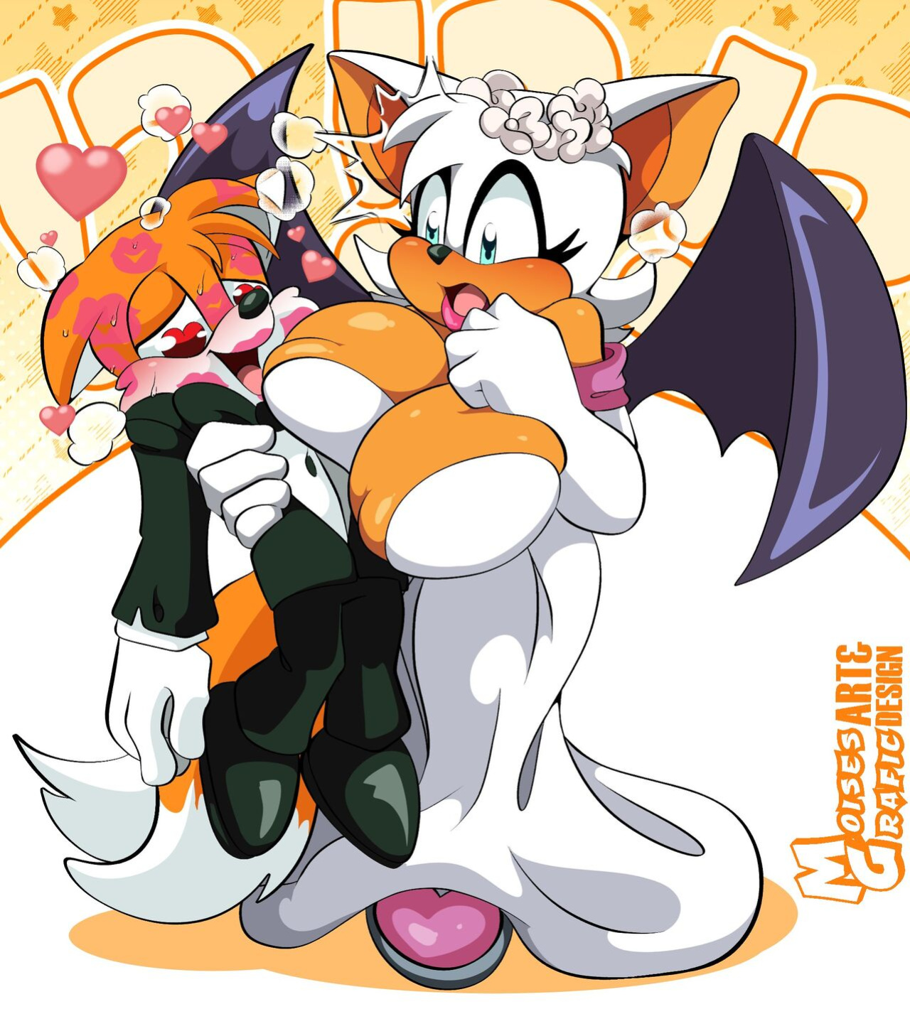[MoisesGrafic] Kissing Tails (Sonic the Hedgehog)
