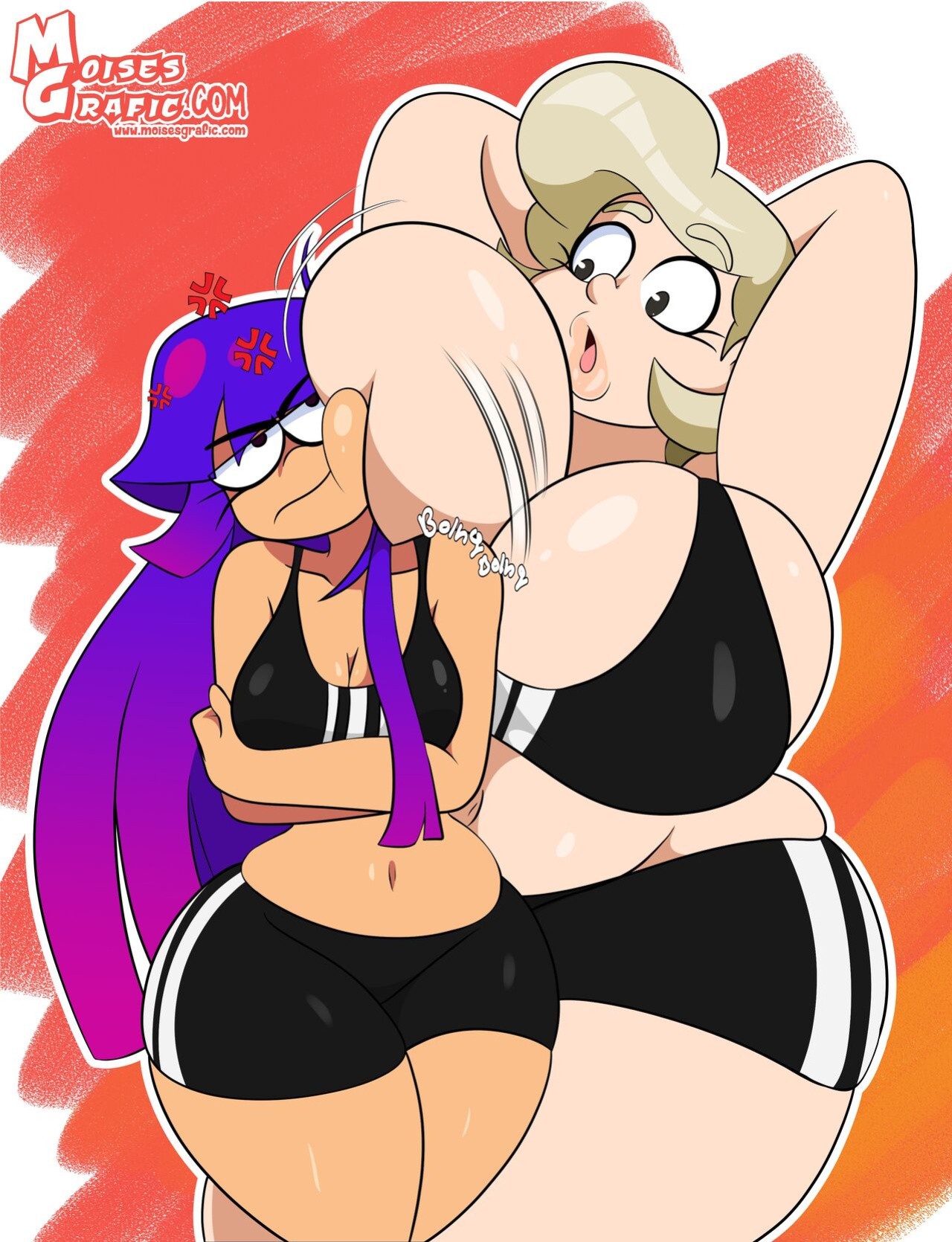 [MoisesGrafic] Miko Kubota x Barbara Miller (Glitch Techs / Steven Universe)