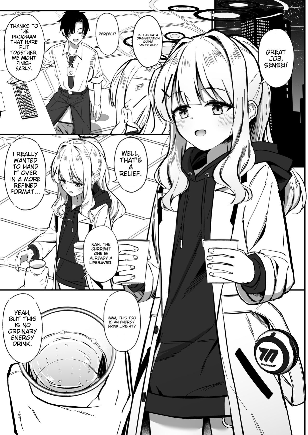 [Sakaetenai desu. (Sakae)] Energy Overflow (Blue Archive) [MTL]