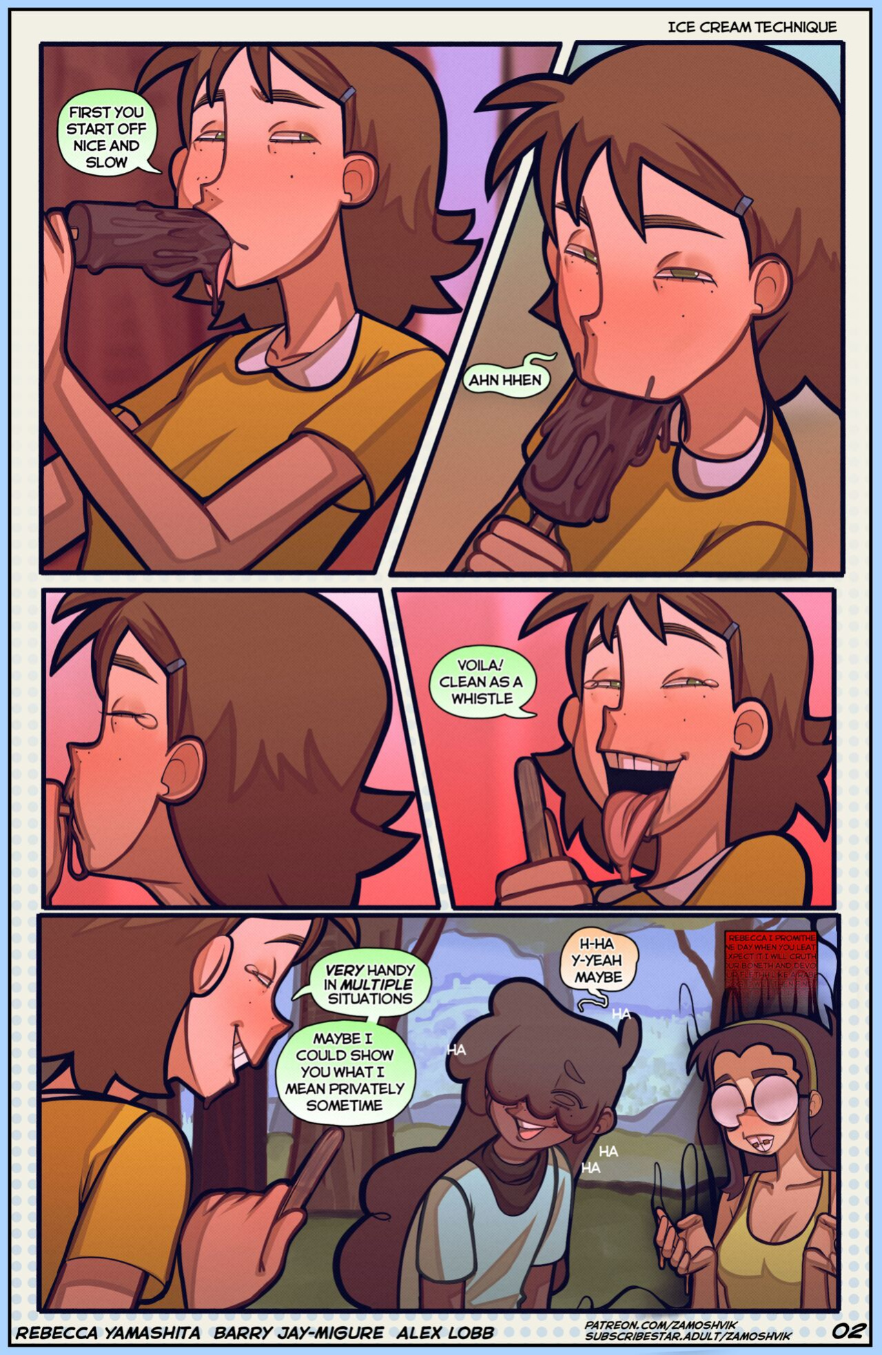 Zamoshvik-Alex and Rebecca (OC)