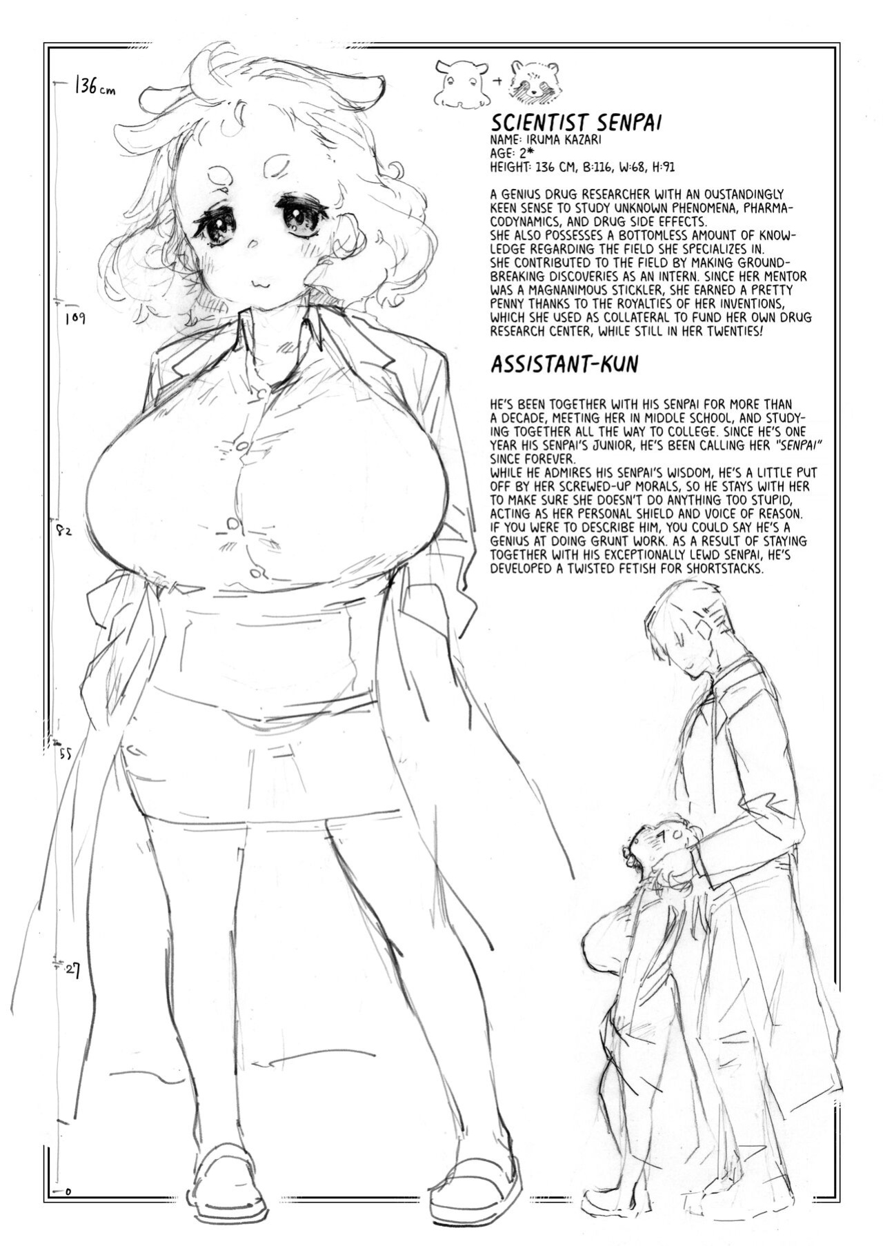 [Sago Jou (Seura Isago)] Chimikko Bakunyuu Hakase no Seiheki | A Certain Big-Bazonga'd Small Scientist's KINK! [Team Rabu2]