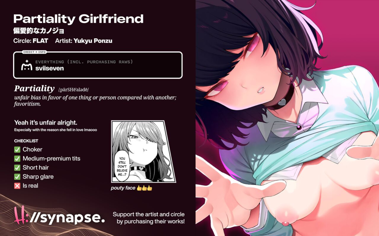 [FLAT (Yukyu Ponzu)] Henaiteki na Kanojo | Partiality Girlfriend [synapse.]