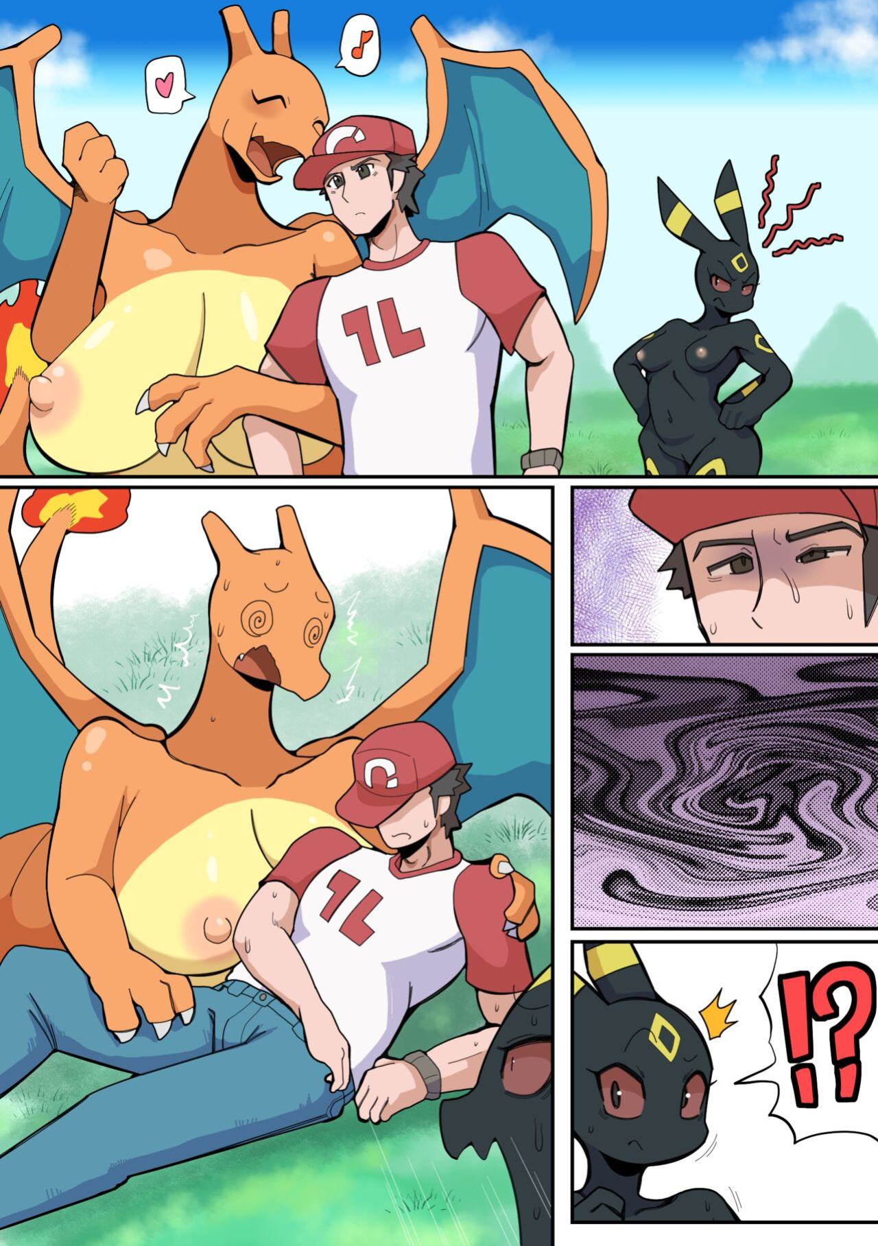 [San Ruishin] Who does he belong to? He's mine! (Pokemon)